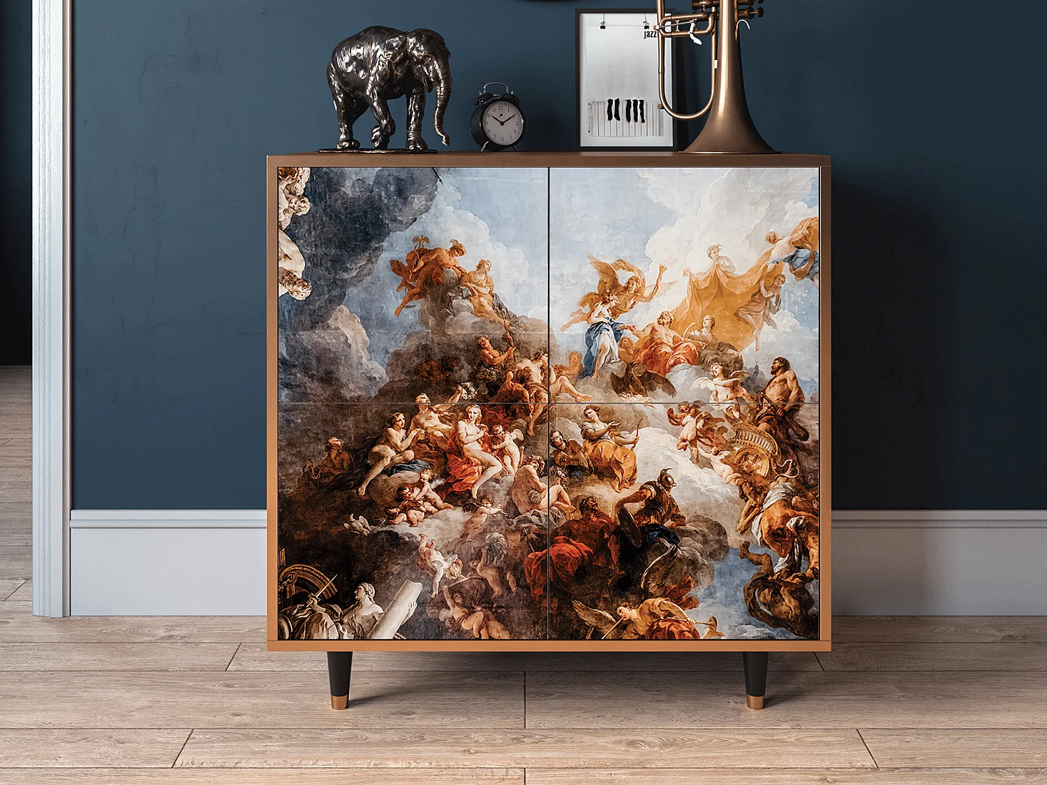 Buffet - 94x96x48 cm - BS3 - Versailles, Noyer