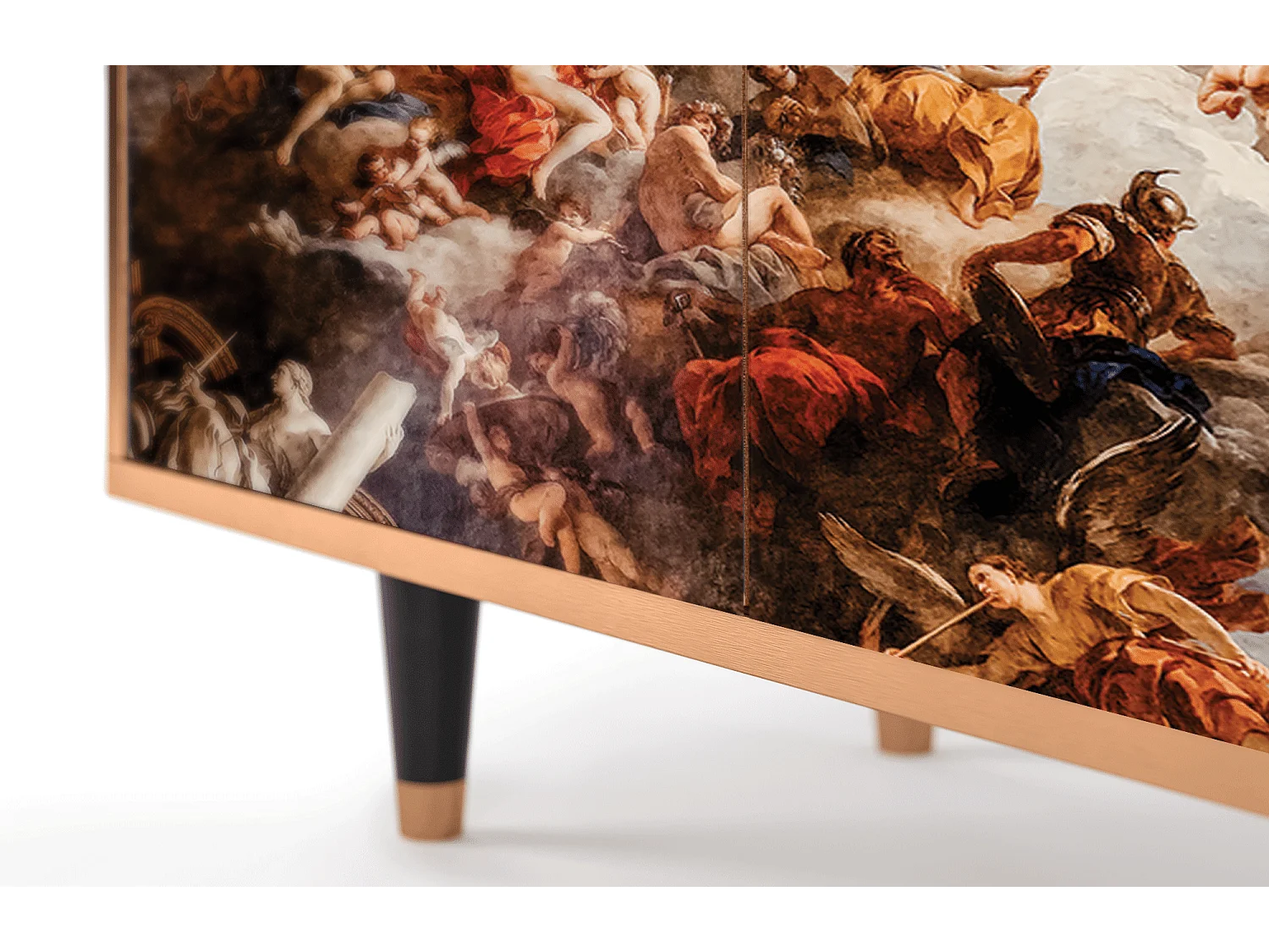 Kredens - 94x96x48 cm - BS3 - Versailles, Orzech