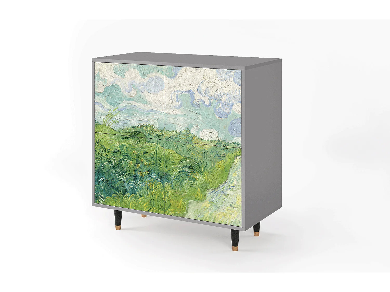 Dressoir - 94x96x48 cm - BS3 - Green Wheat Fields, Grijs