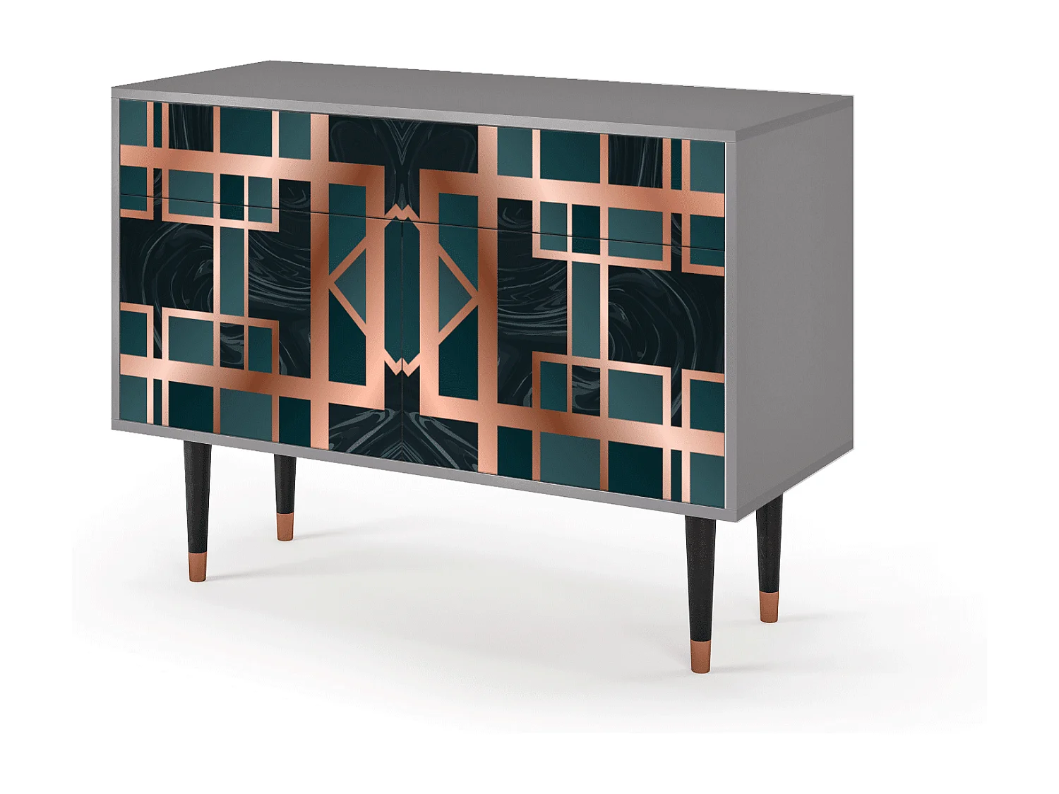 Buffet - 115x85x48 cm - BS4 - Emerald Metro, Gris