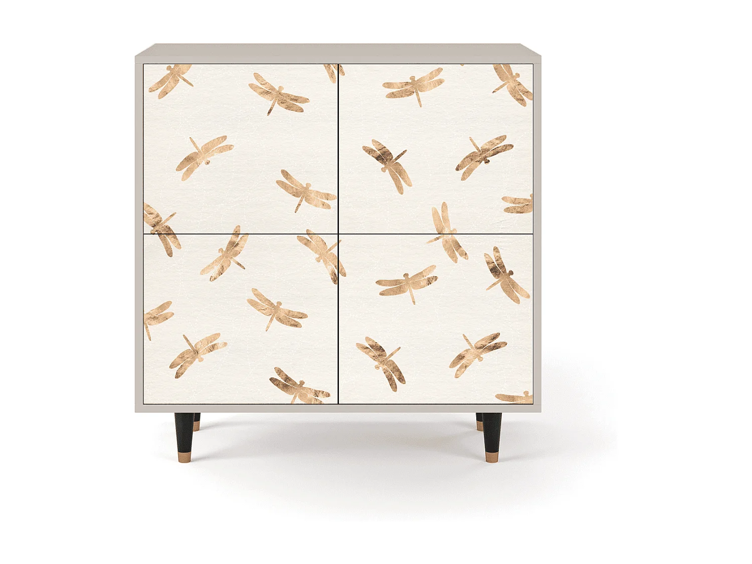 Buffet - 94x96x48 cm - BS3 - Nude Dragonflies, Sable