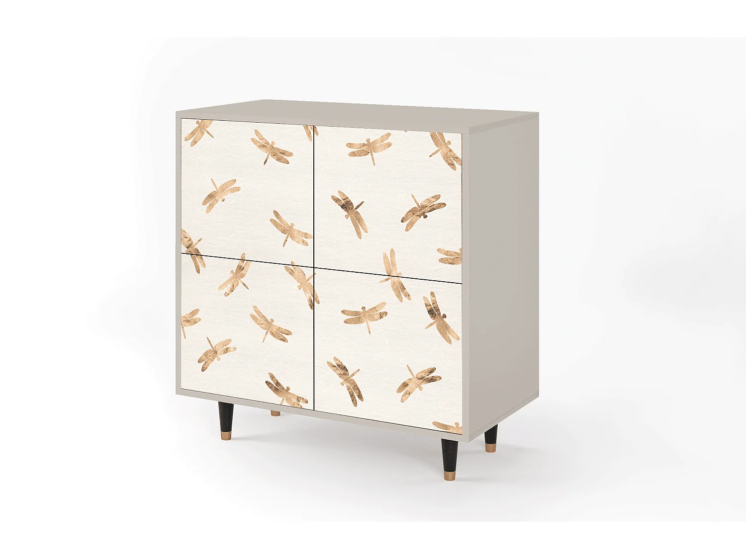 Buffet - 94x96x48 cm - BS3 - Nude Dragonflies, Sable