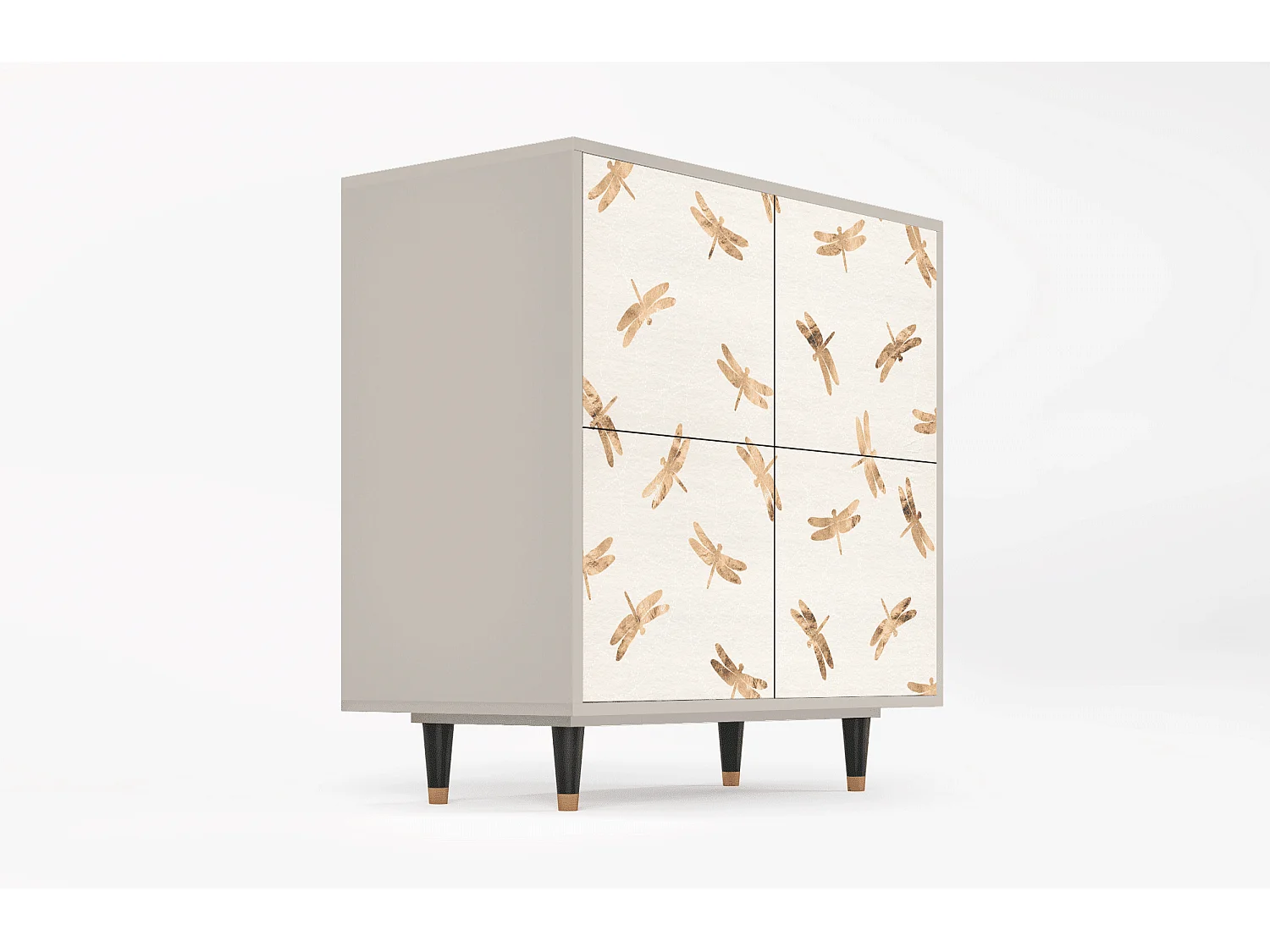 Buffet - 94x96x48 cm - BS3 - Nude Dragonflies, Sable