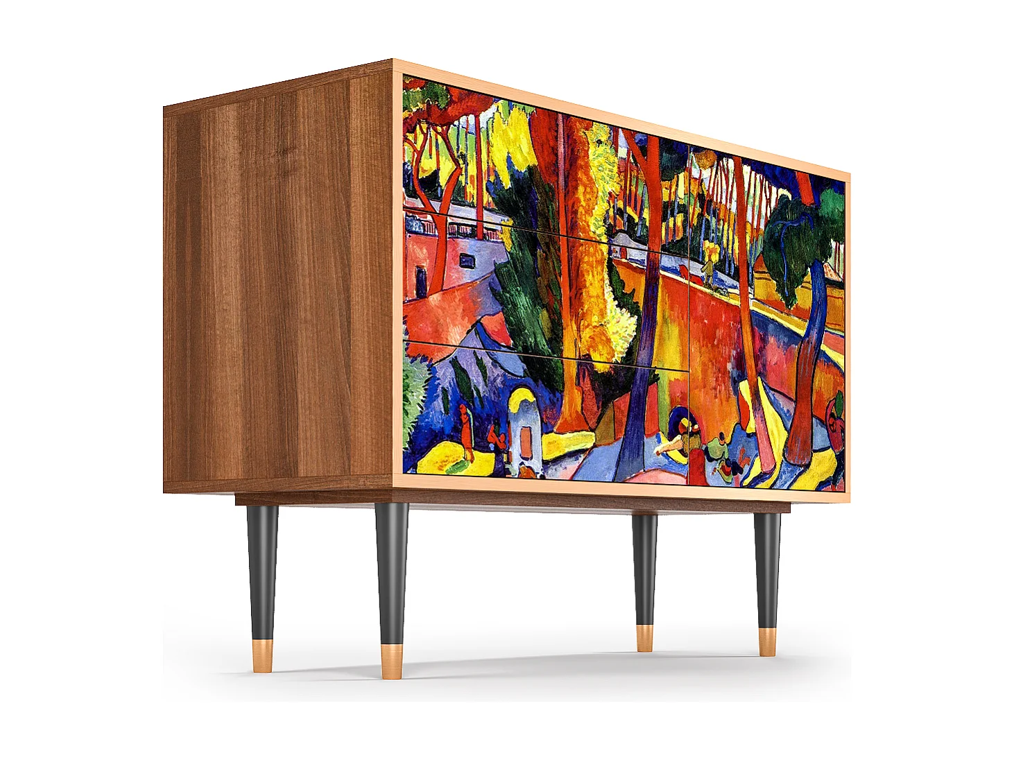 Dressoir - 115х84х41 cm - S3 - The Turning Road, Walnoot