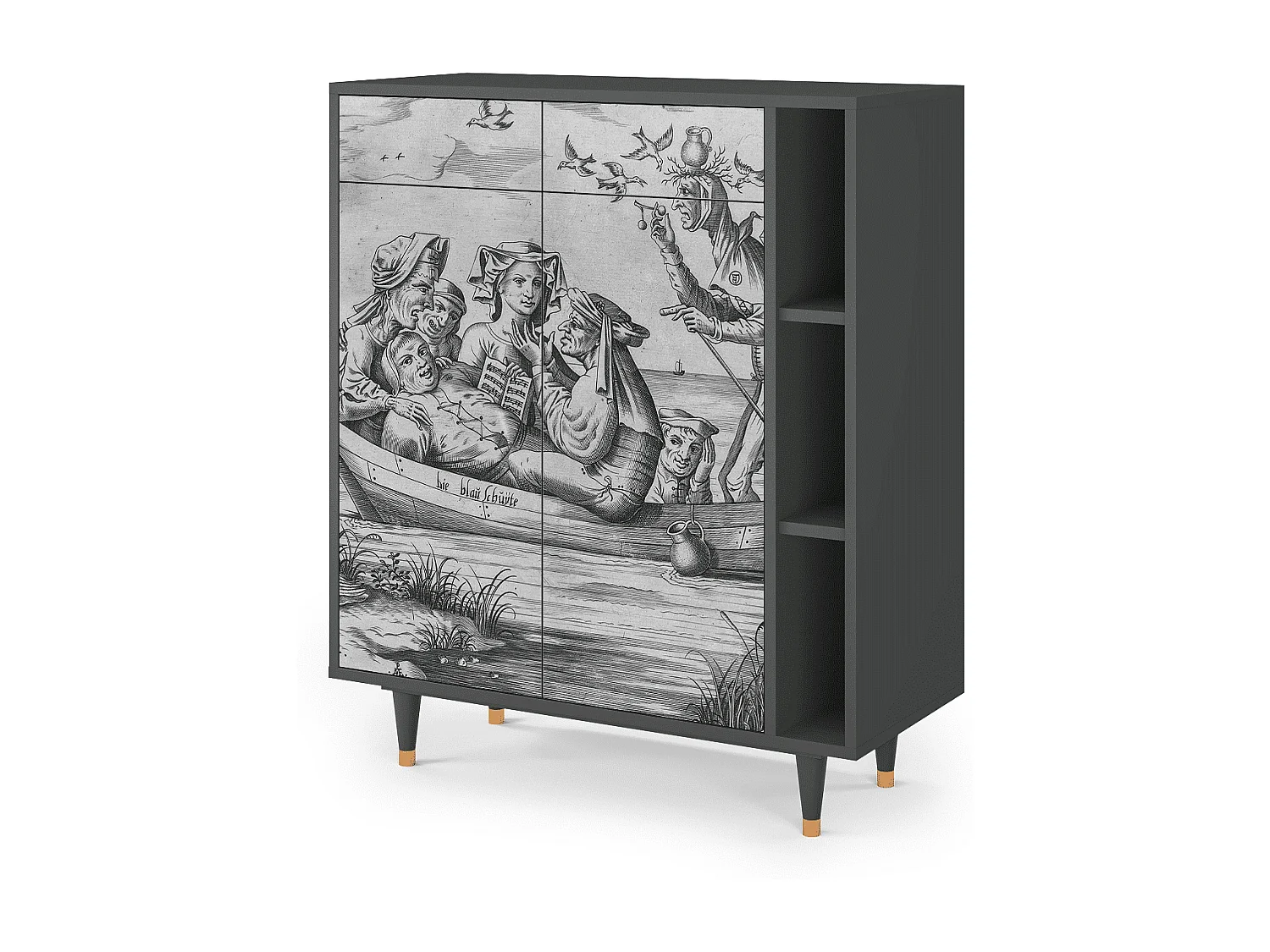 Buffet - 96х110х41 cm - BS6 - Blau Schuyte, Anthracite