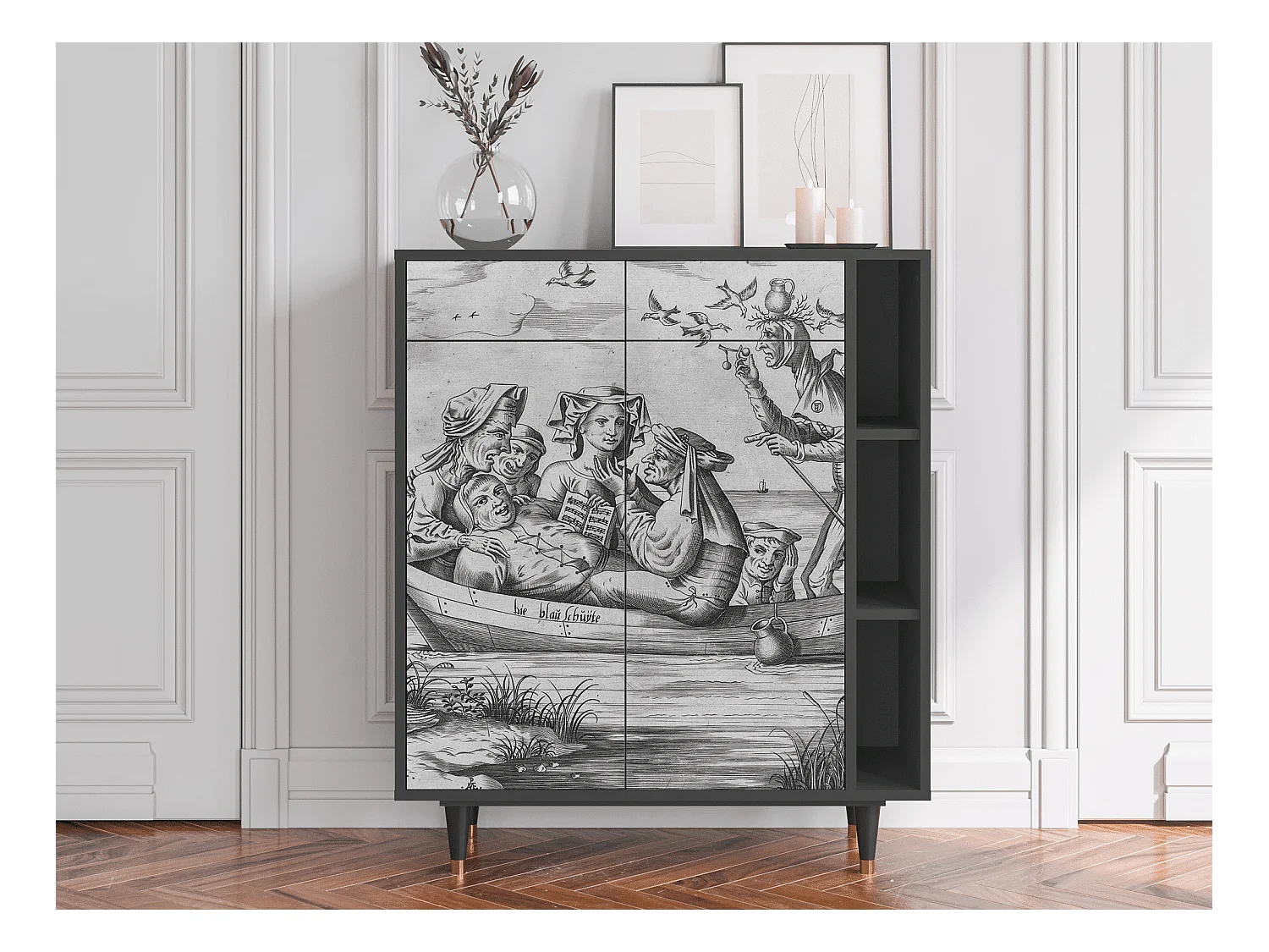 Credenza - 96х110х41 cm - BS6 - Blau Schuyte, Antracite