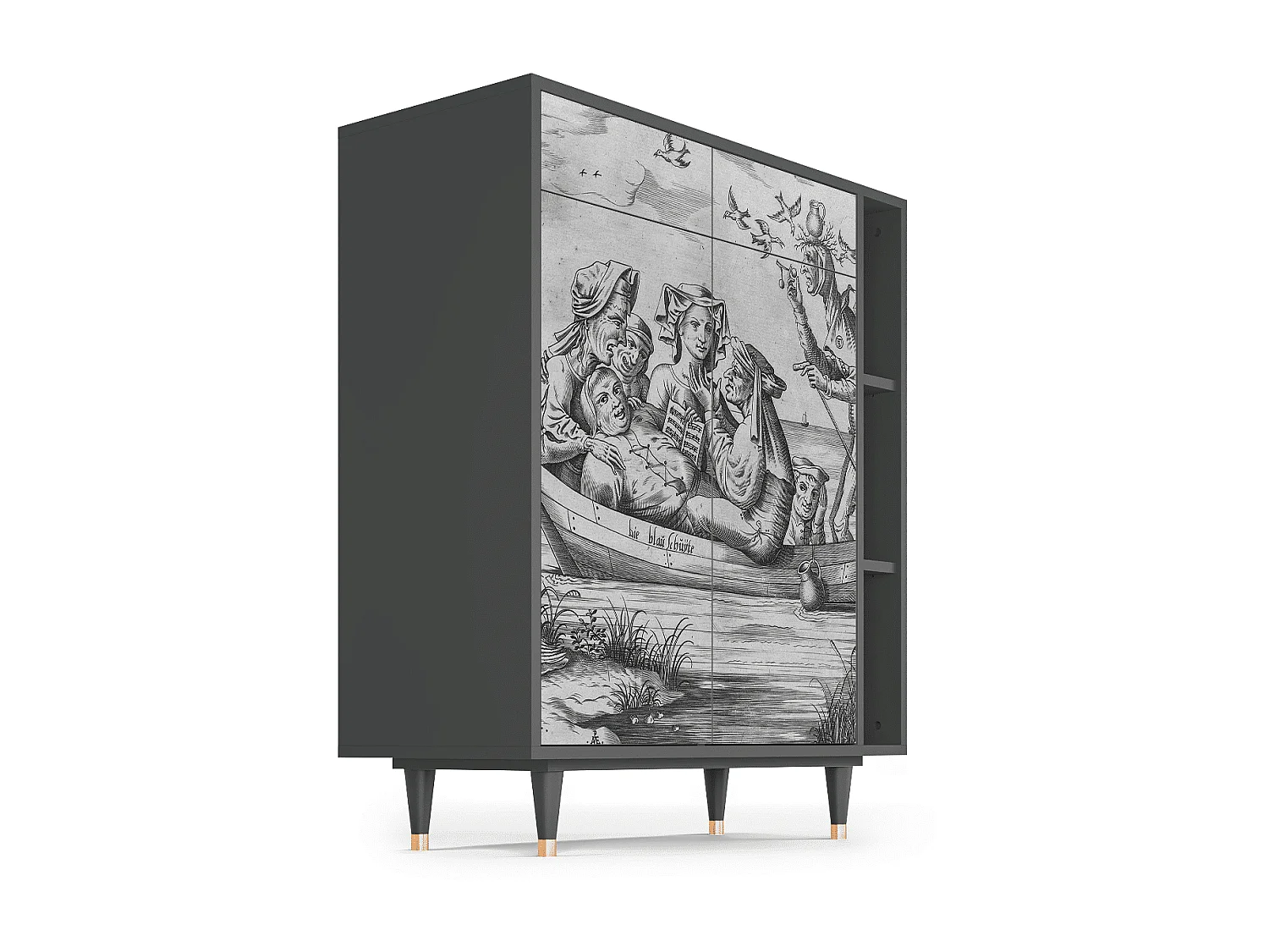 Credenza - 96х110х41 cm - BS6 - Blau Schuyte, Antracite