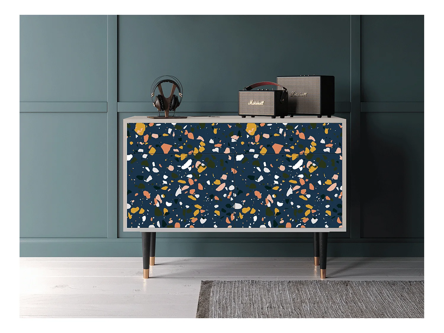 Buffet - 115x85x48 cm - BS4 - Night Sky Langhterns, Sable