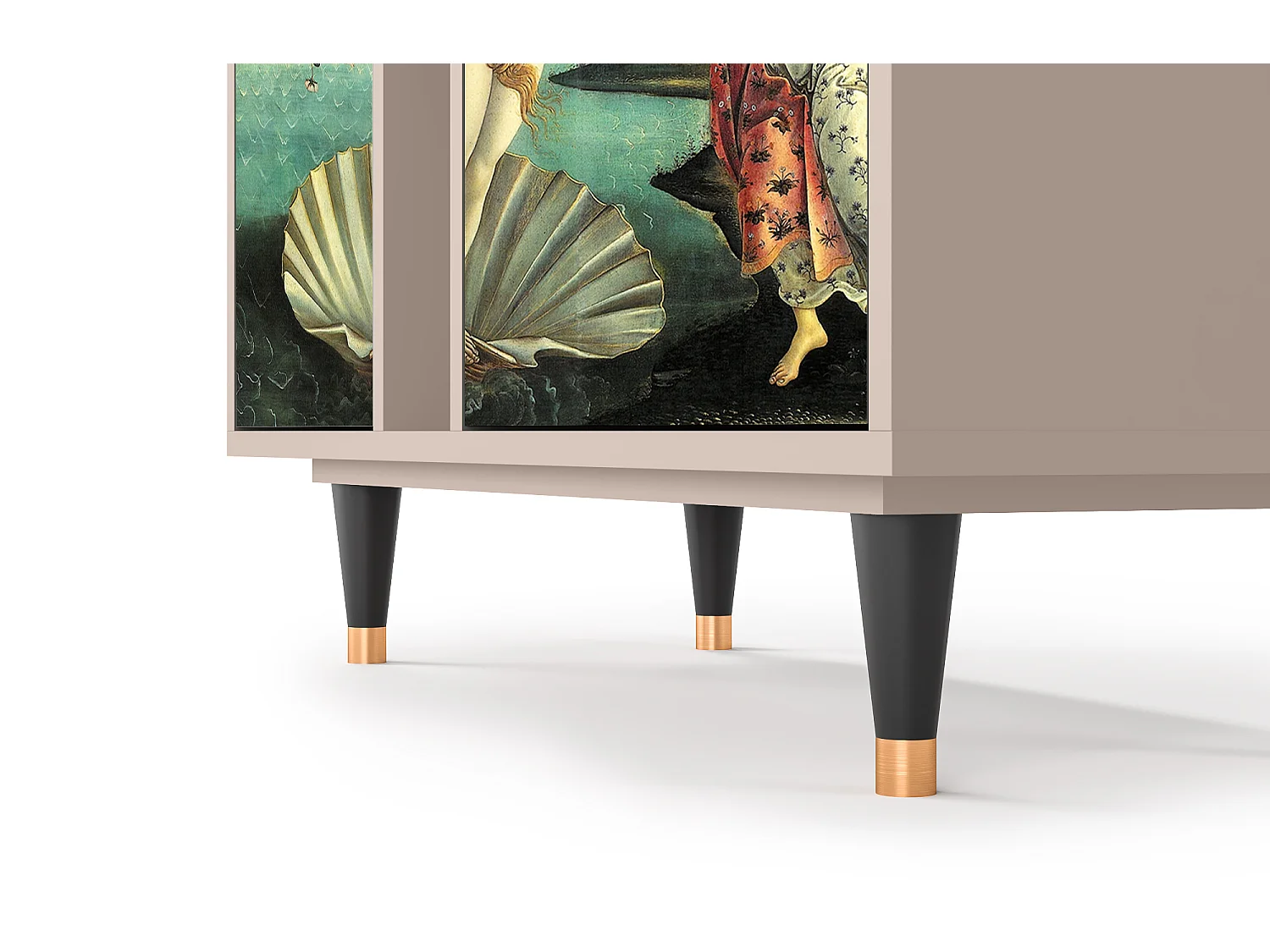 Kredens - 94х96х41 cm - BS5 - The Birth of Venus, Latte