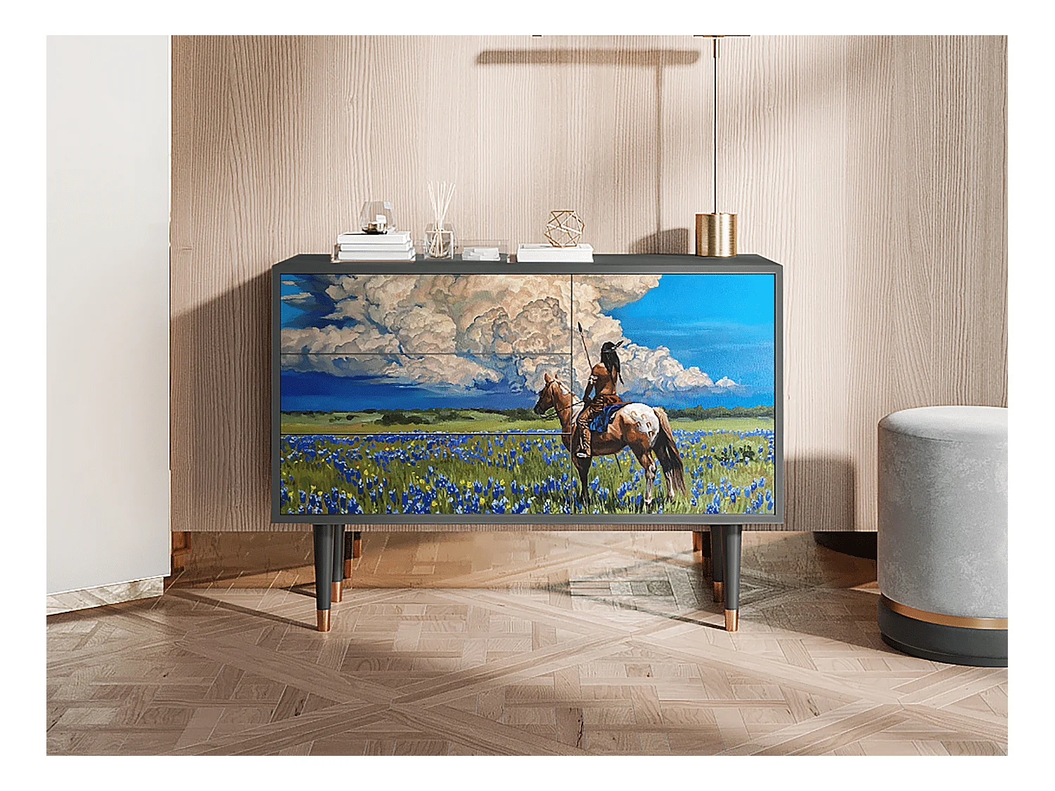 Buffet - 115х84х41 cm - S3 - Thunderheads by Dean, Anthracite