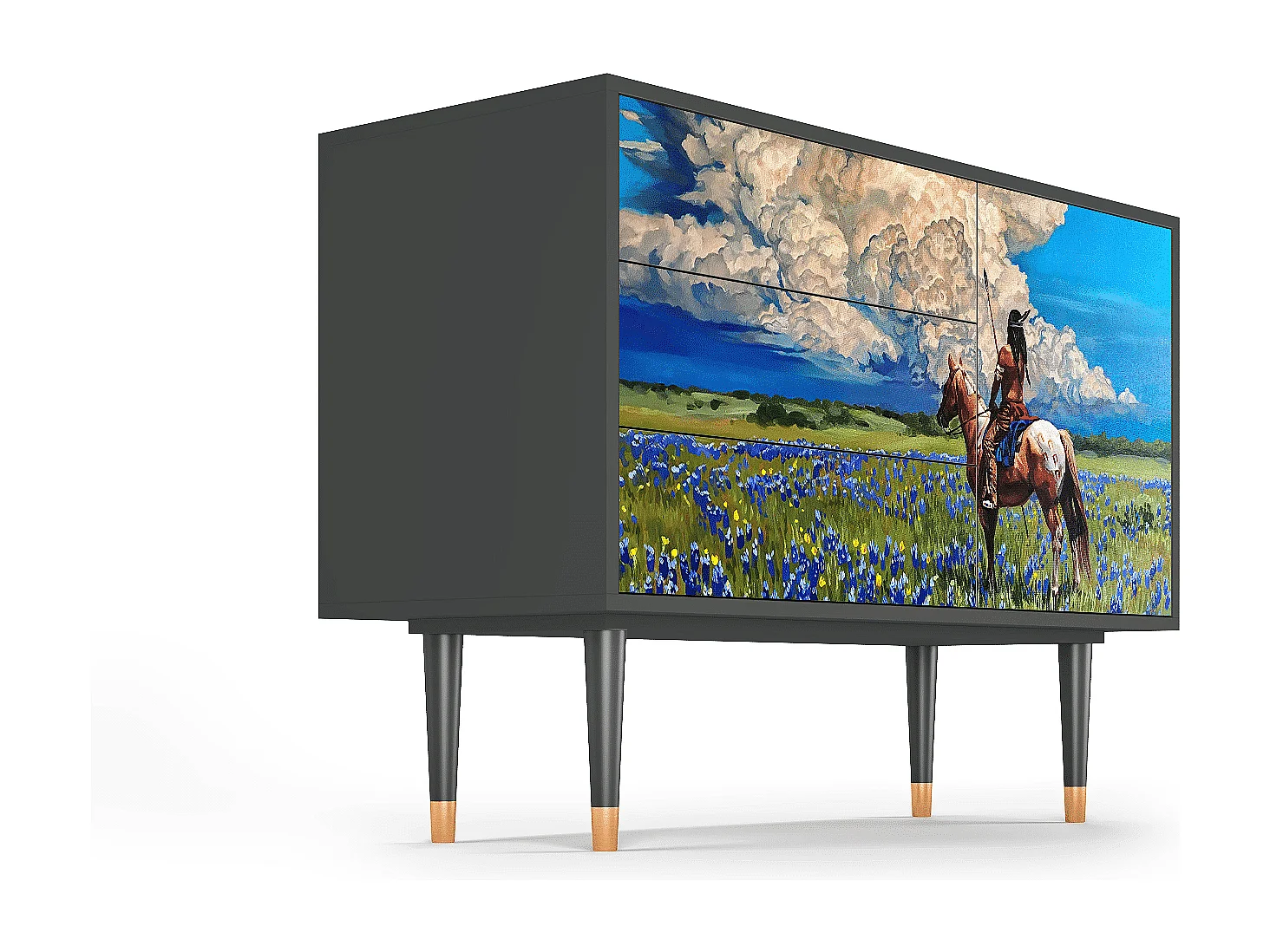 Buffet - 115х84х41 cm - S3 - Thunderheads by Dean, Anthracite