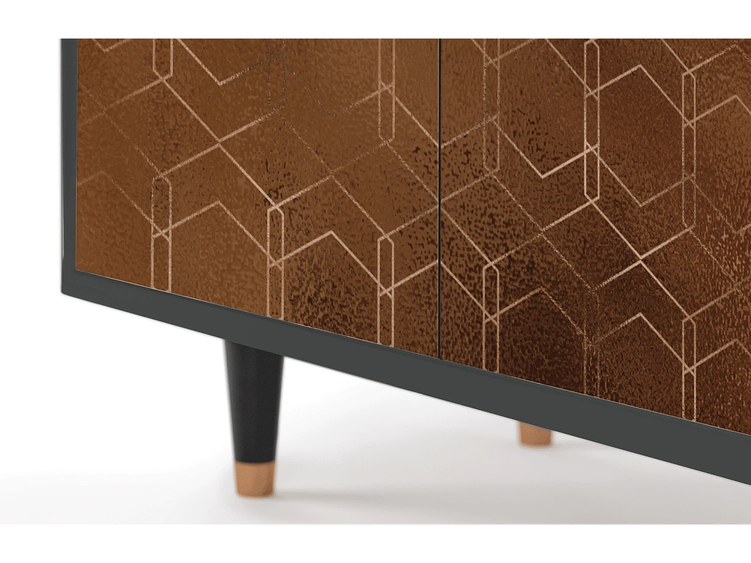 Dressoir - 94x96x48 cm - BS3 - Chocolate Bar, Antraciet