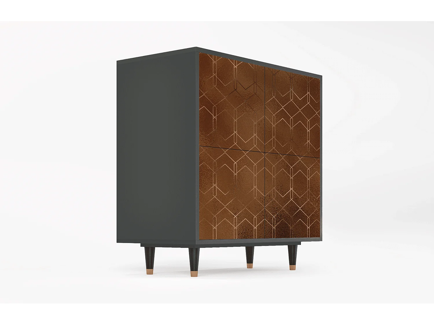 Buffet - 94x96x48 cm - BS3 - Chocolate Bar, Anthracite