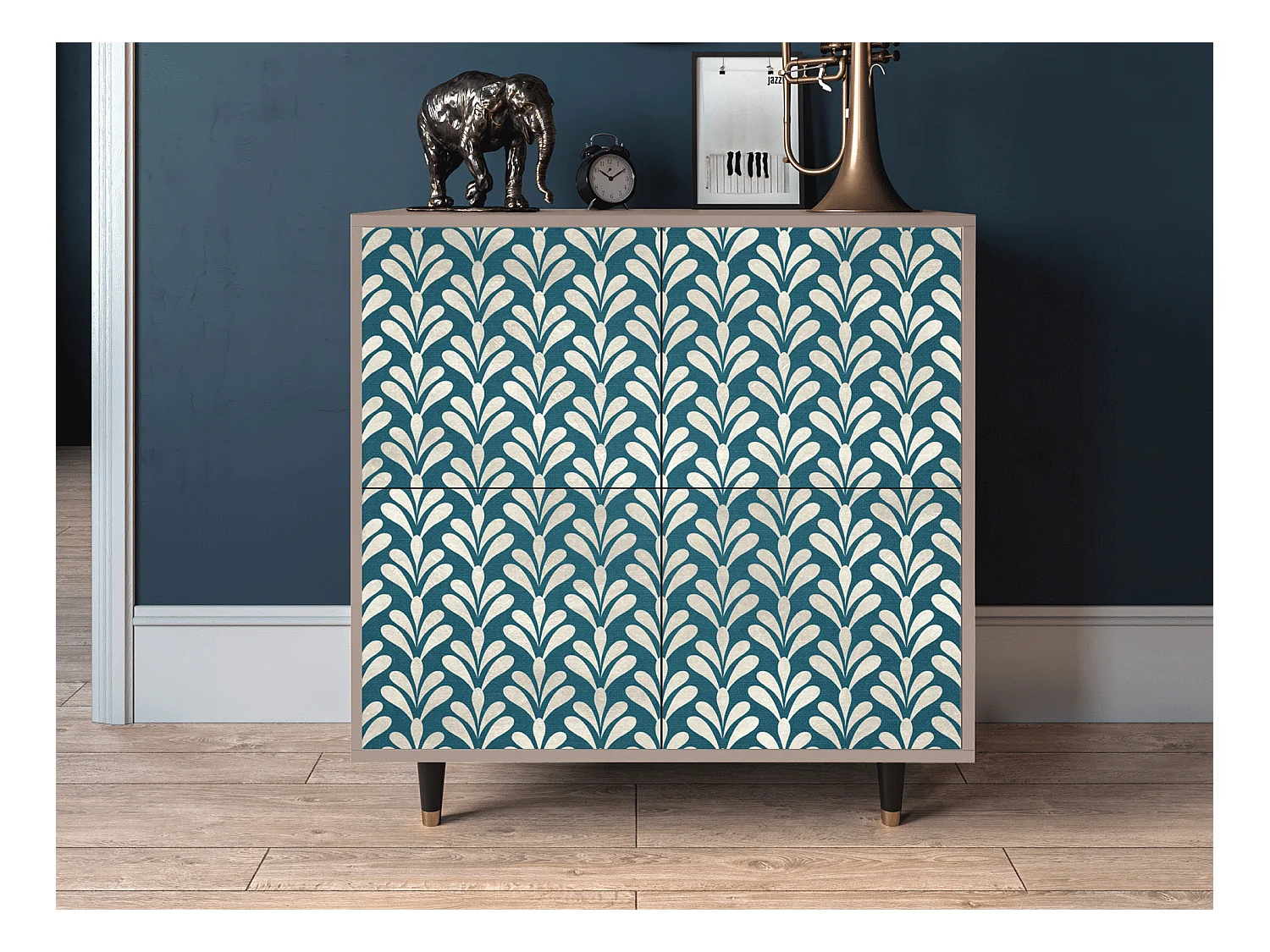 Credenza - 94x96x48 cm - BS3 - Milky Tears, Latte