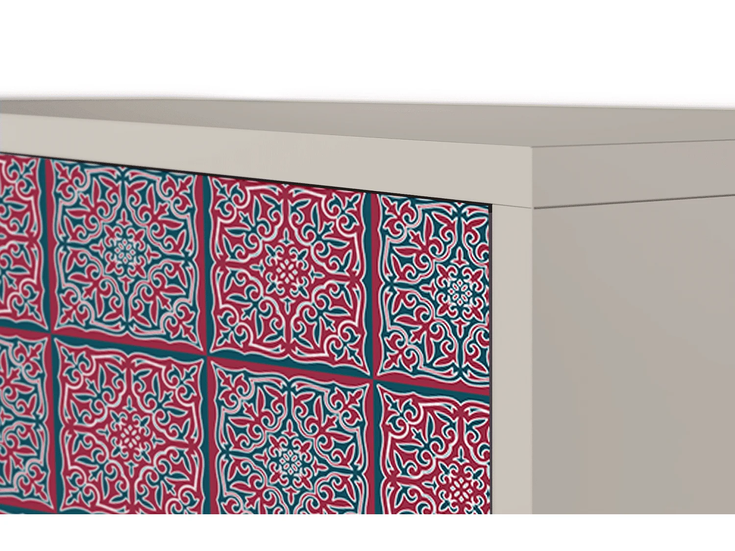 Kredens - 115х84х41 cm - S3 - Riviera Mosaic, Piaskowy