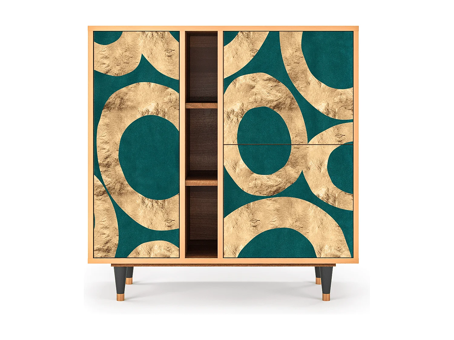 Credenza - 94х96х41 cm - BS5 - Zircon Sphere, Noce