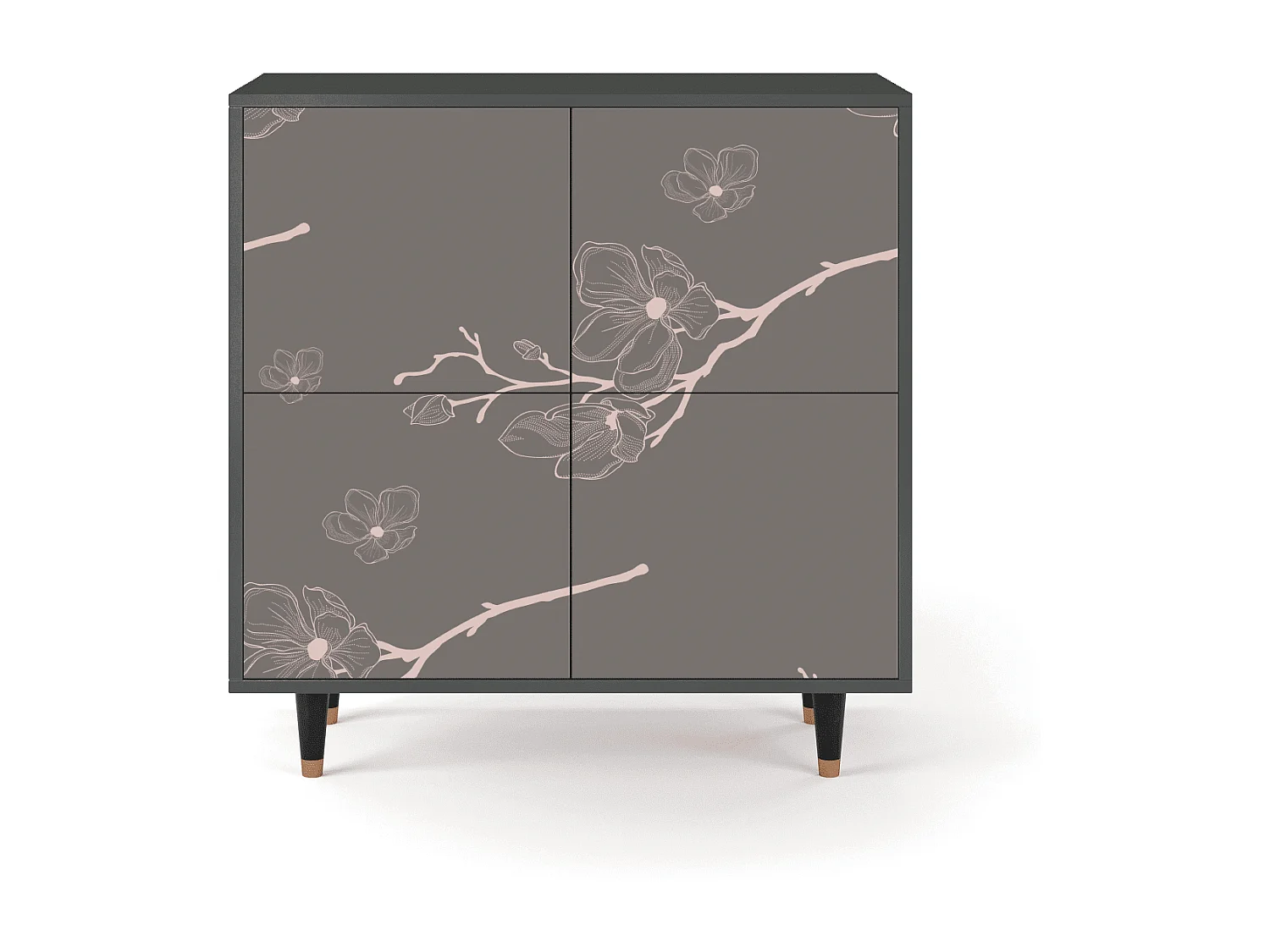 Buffet - 94x96x48 cm - BS3 - Cherry Blossom, Anthracite