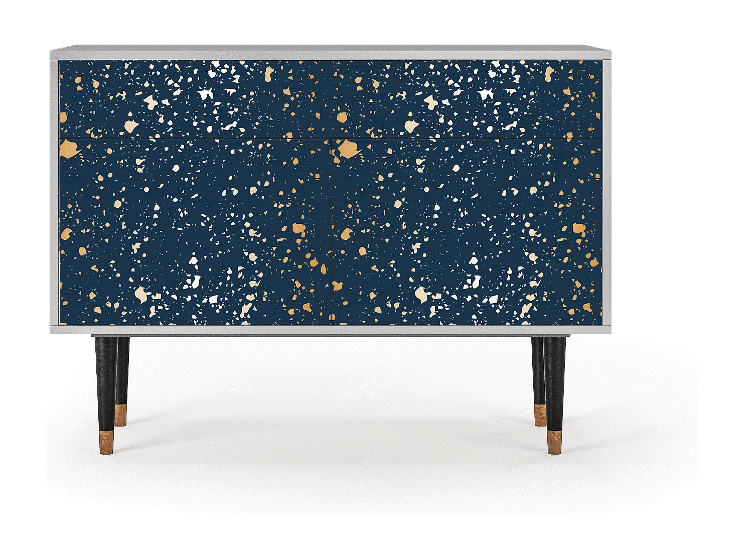 Buffet - 115x85x48 cm - BS4 - Starfall, Gris