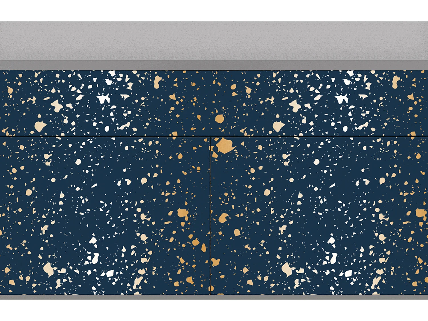 Buffet - 115x85x48 cm - BS4 - Starfall, Gris