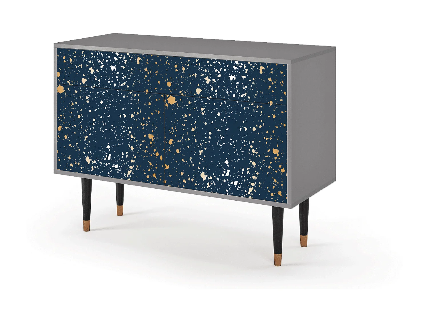 Buffet - 115x85x48 cm - BS4 - Starfall, Gris