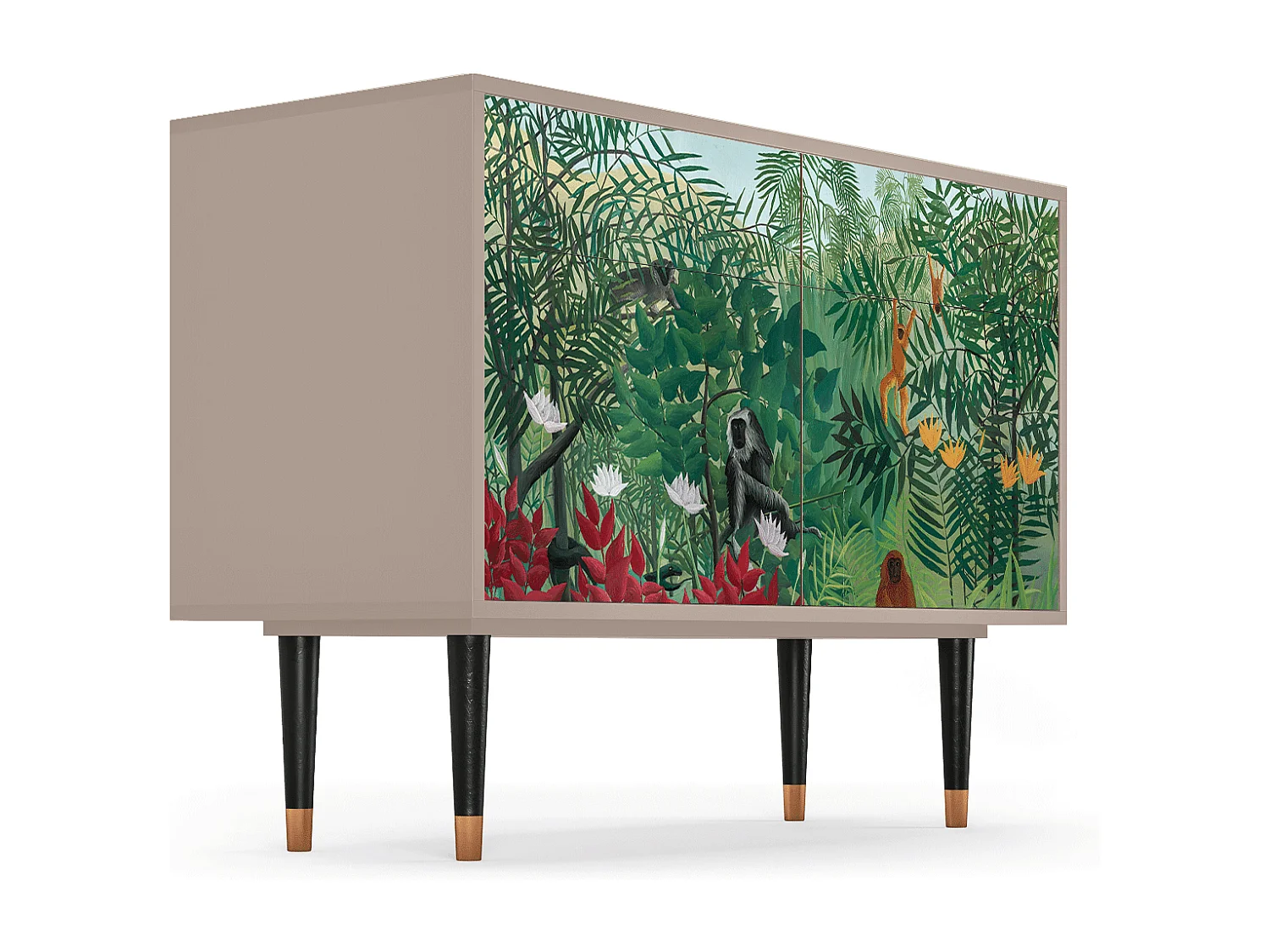 Buffet - 115x85x48 cm - BS4 - Jungles in Paris, Latte