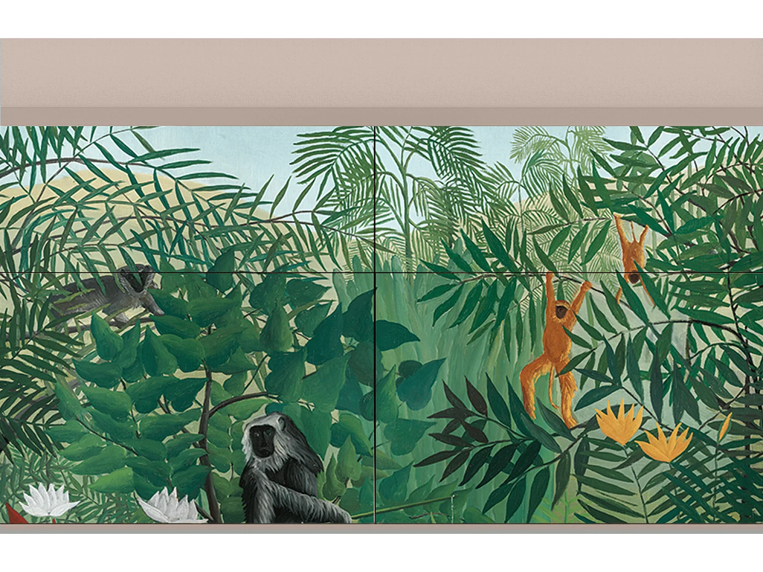 Buffet - 115x85x48 cm - BS4 - Jungles in Paris, Latte