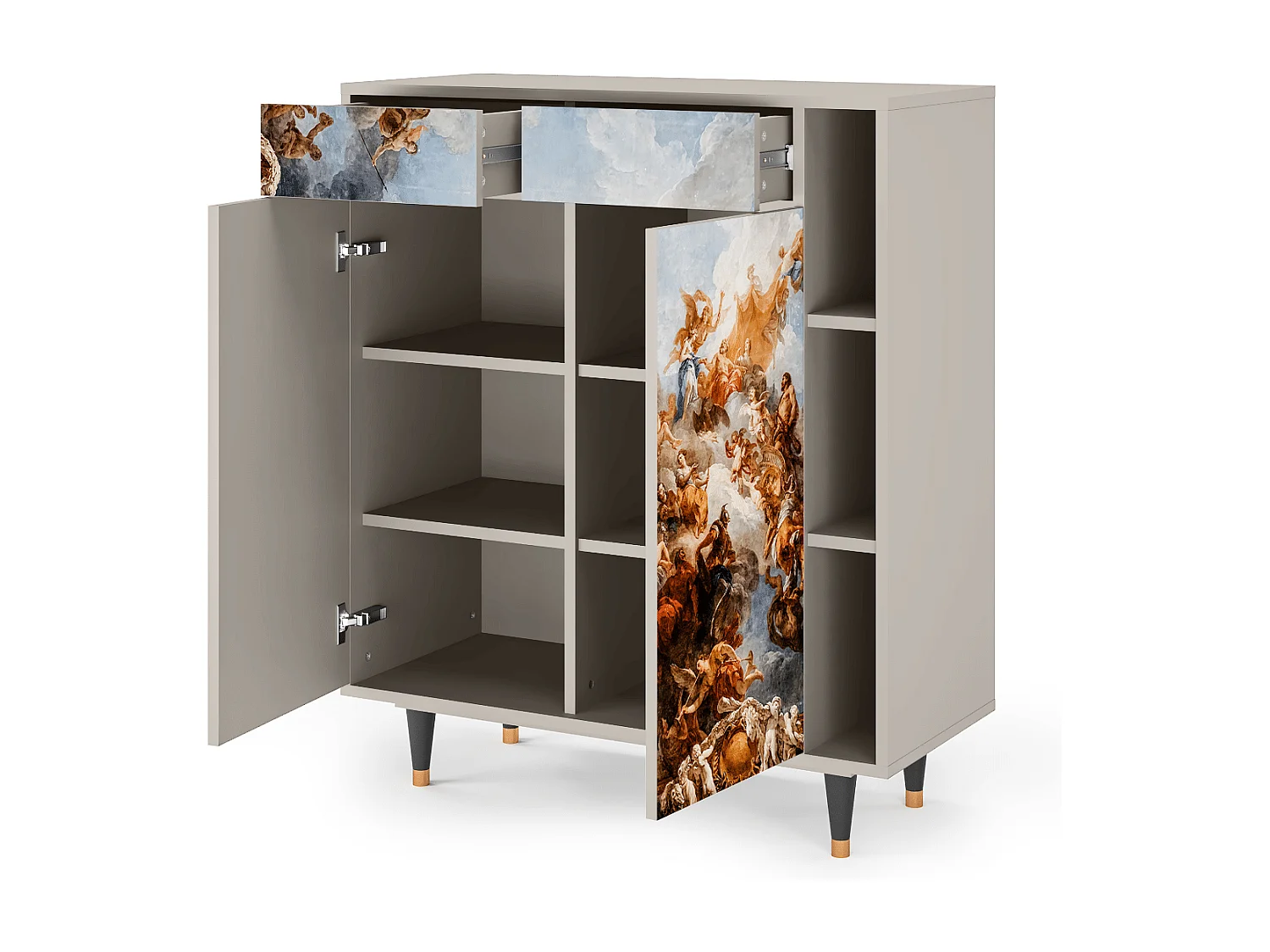 Aparador - 96х110х41 cm - BS6 - Versailles, Areia