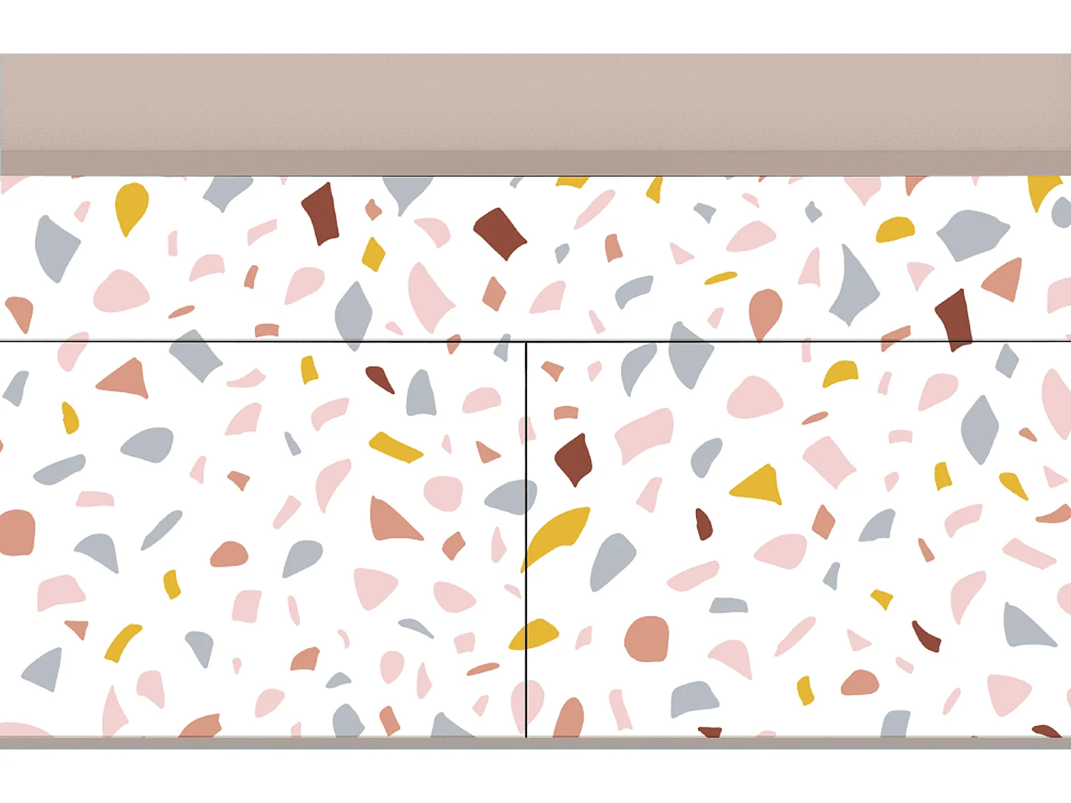 Kredens - 115x85x48 cm - BS4 - Marmelade Cheese, Latte