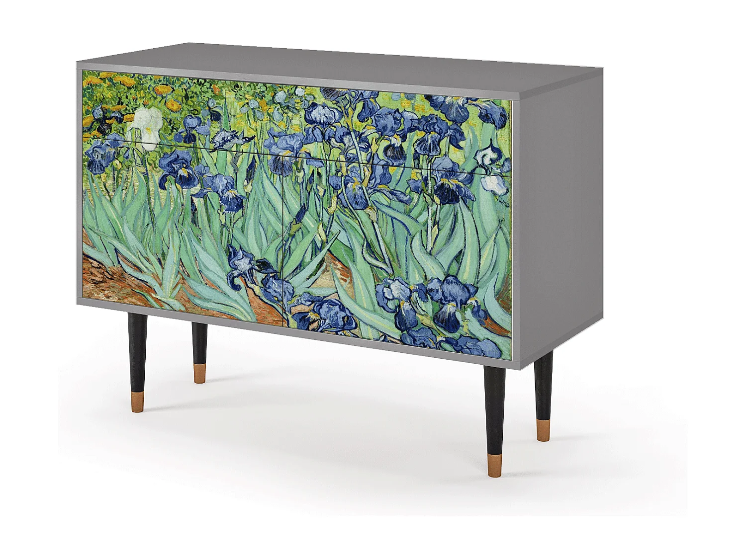Dressoir - 115x85x48 cm - BS4 - Irises , Grijs