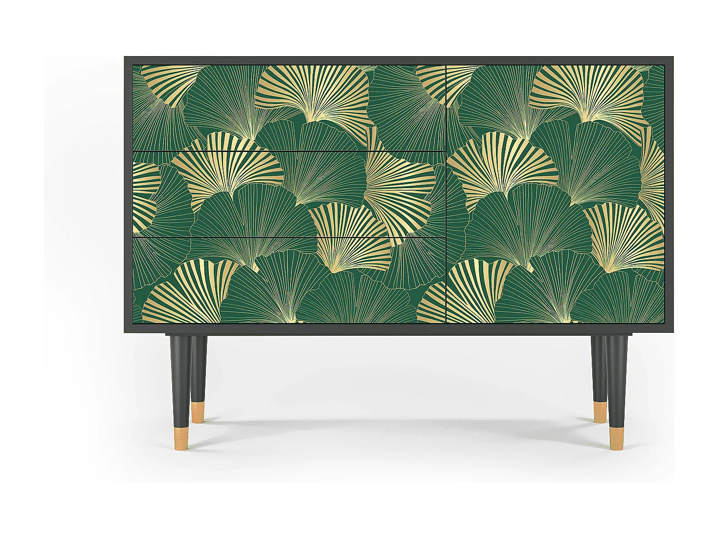 Sideboard - 115х84х41 cm - S3 - Gold Ginkgo, Anthrazit