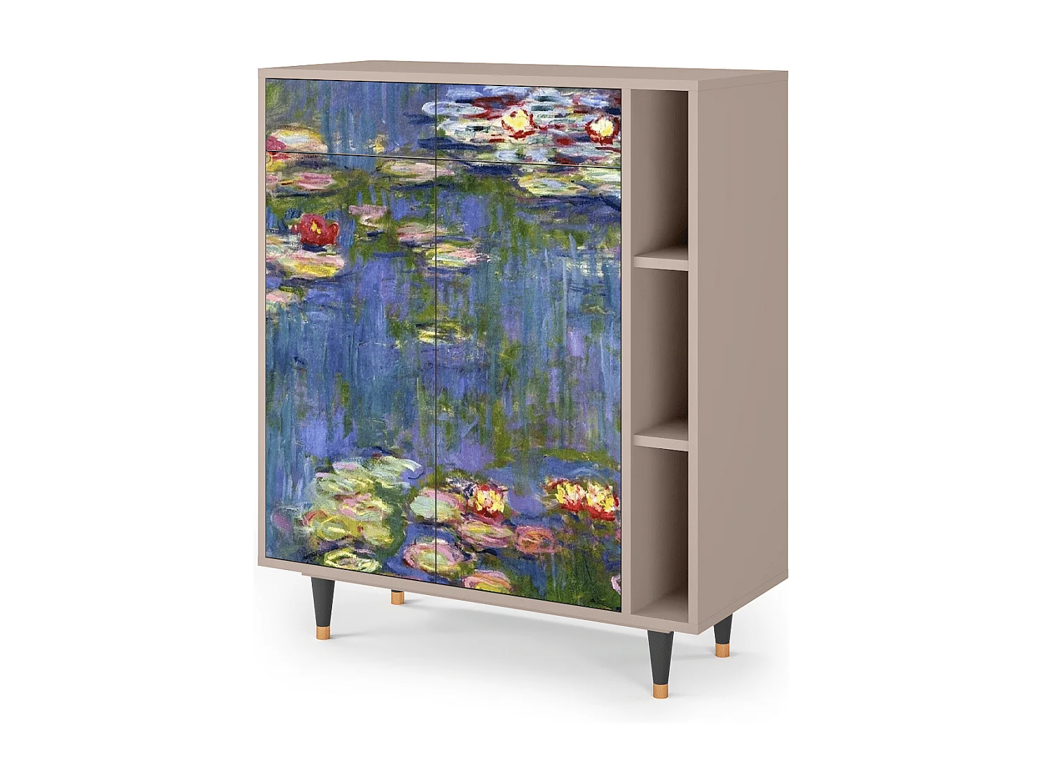 Buffet - 96х110х41 cm - BS6 - The water lily pond  , Latte