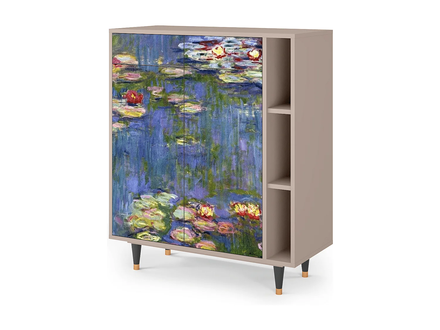 Buffet - 96х110х41 cm - BS6 - The water lily pond  , Latte