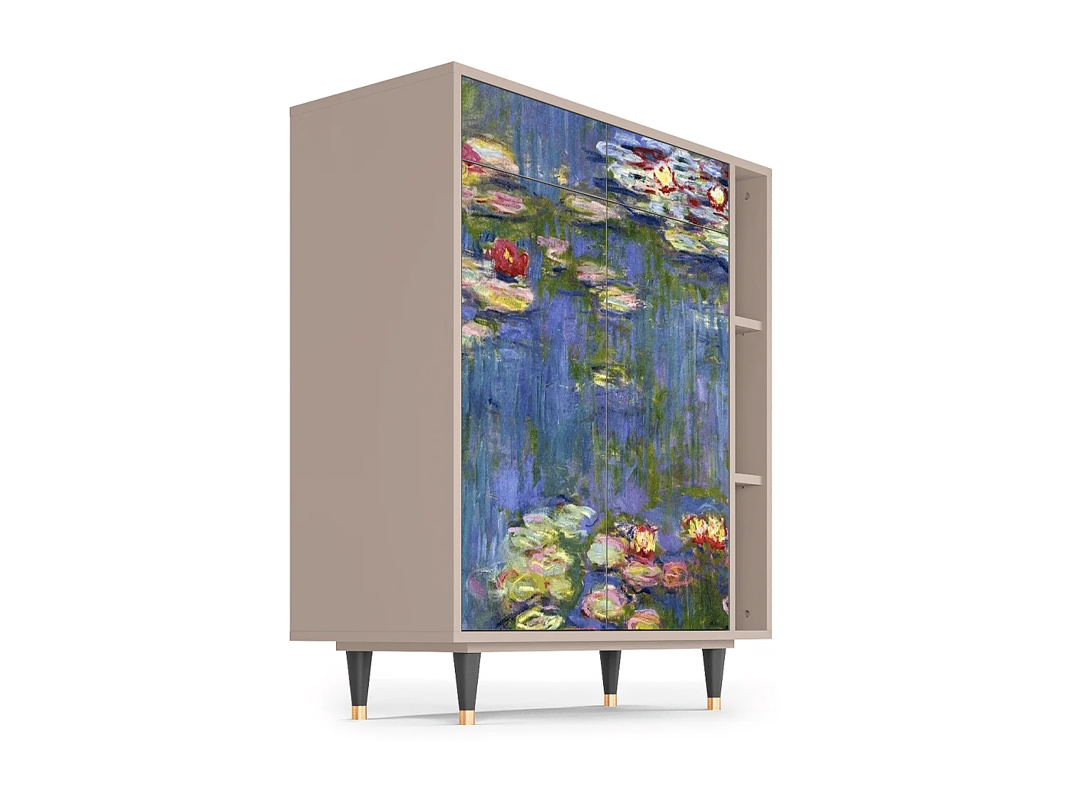 Buffet - 96х110х41 cm - BS6 - The water lily pond  , Latte