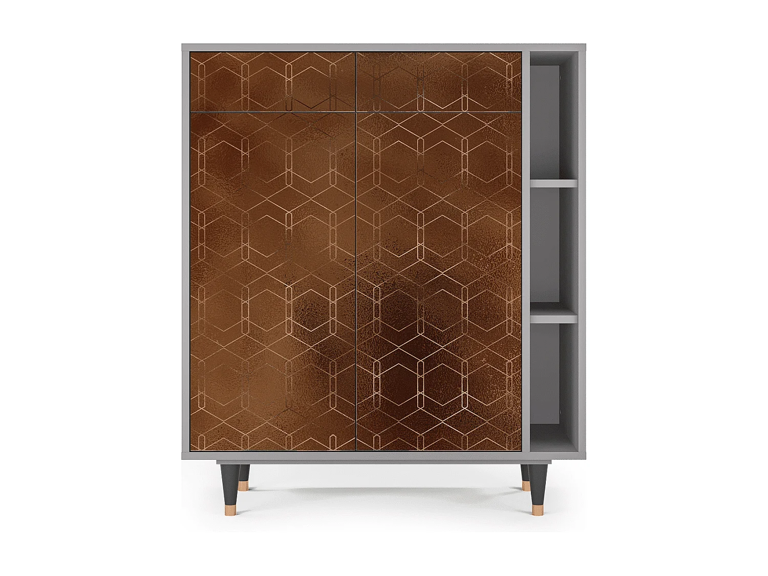 Buffet - 96х110х41 cm - BS6 - Chocolate Bar, Gris