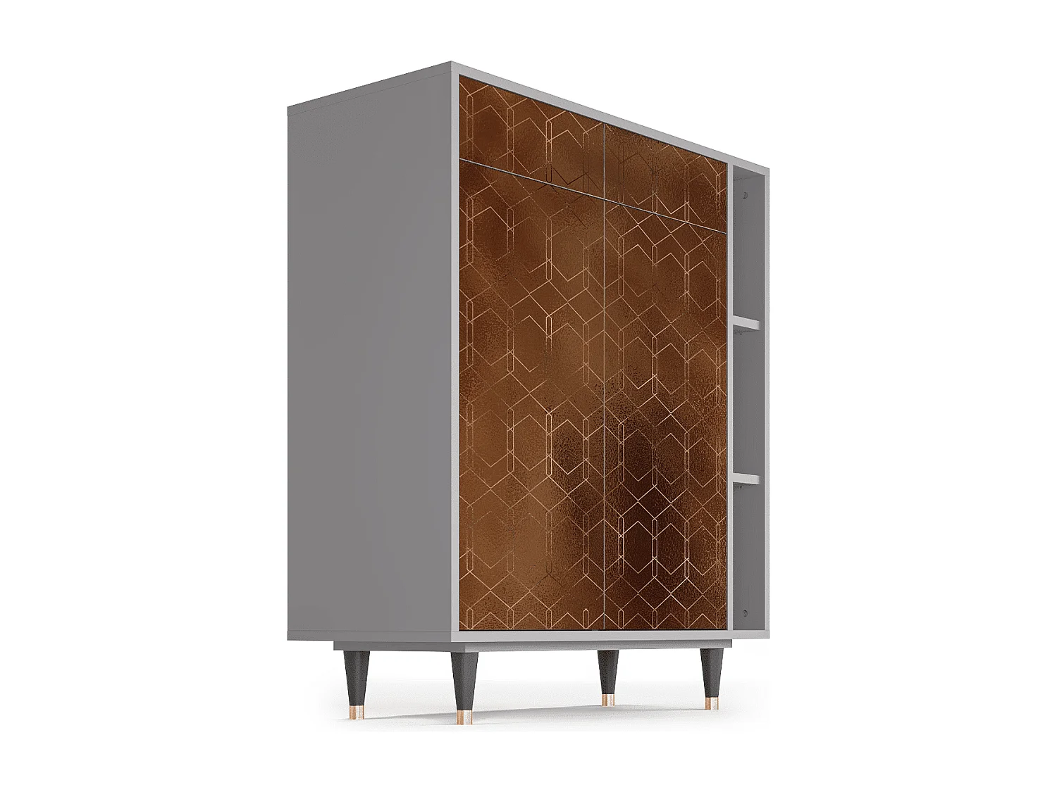 Buffet - 96х110х41 cm - BS6 - Chocolate Bar, Gris