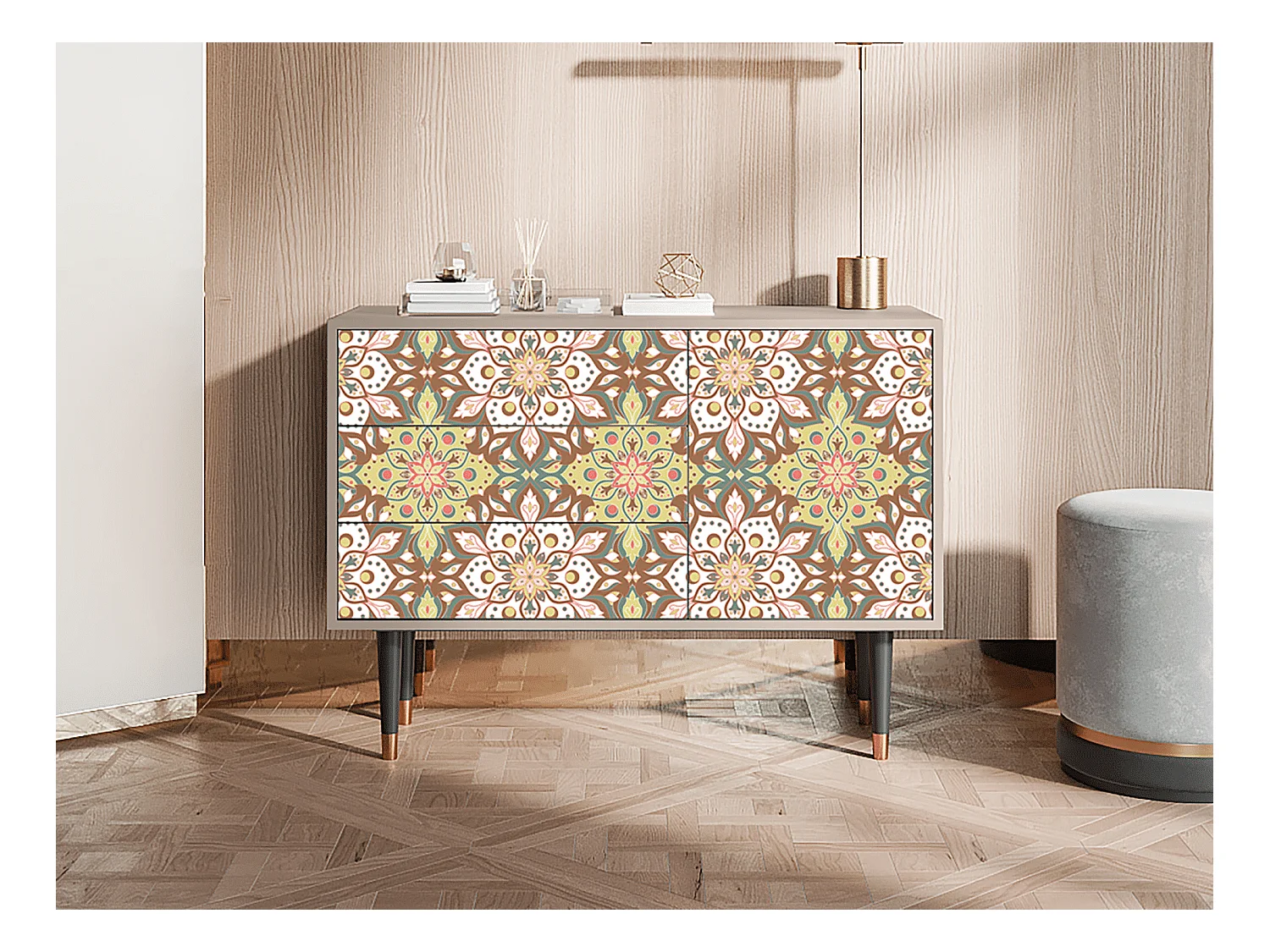 Dressoir - 115х84х41 cm - S3 - Chinese Tea, Latte