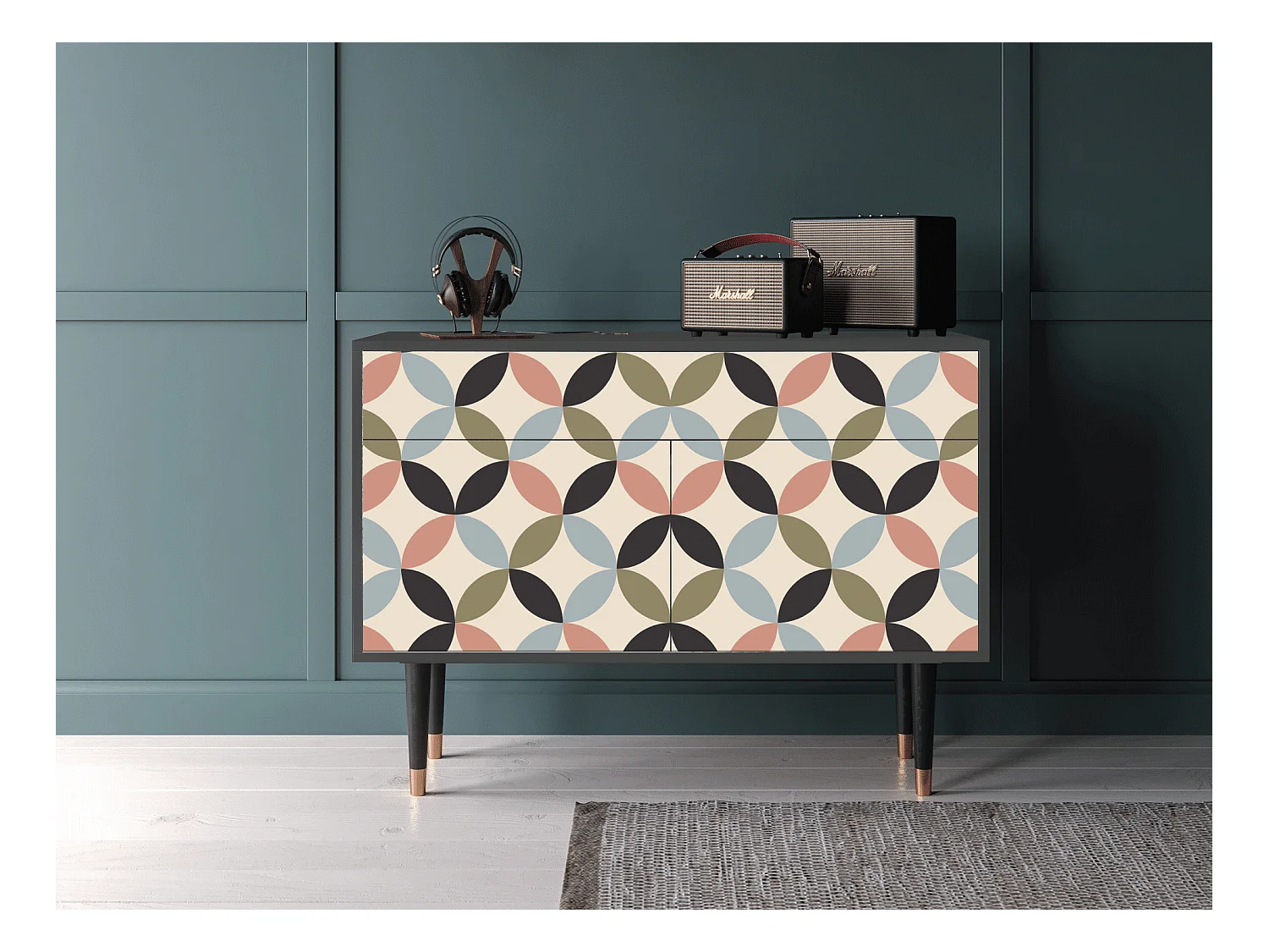 Sideboard - 115x85x48 cm - BS4 - Butterfly Effect, Anthrazit