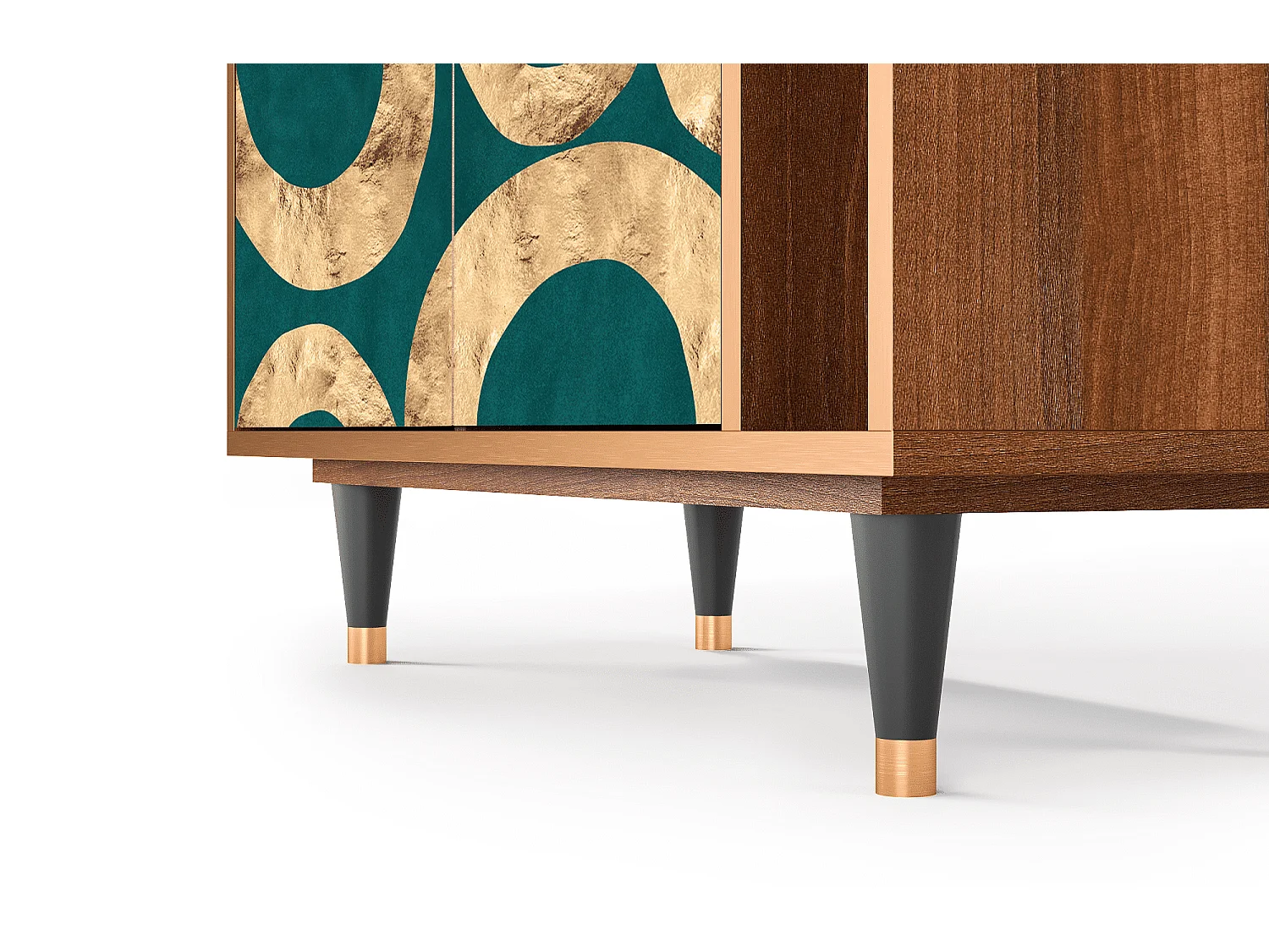 Dressoir - 96х110х41 cm - BS6 - Zircon Sphere, Walnoot