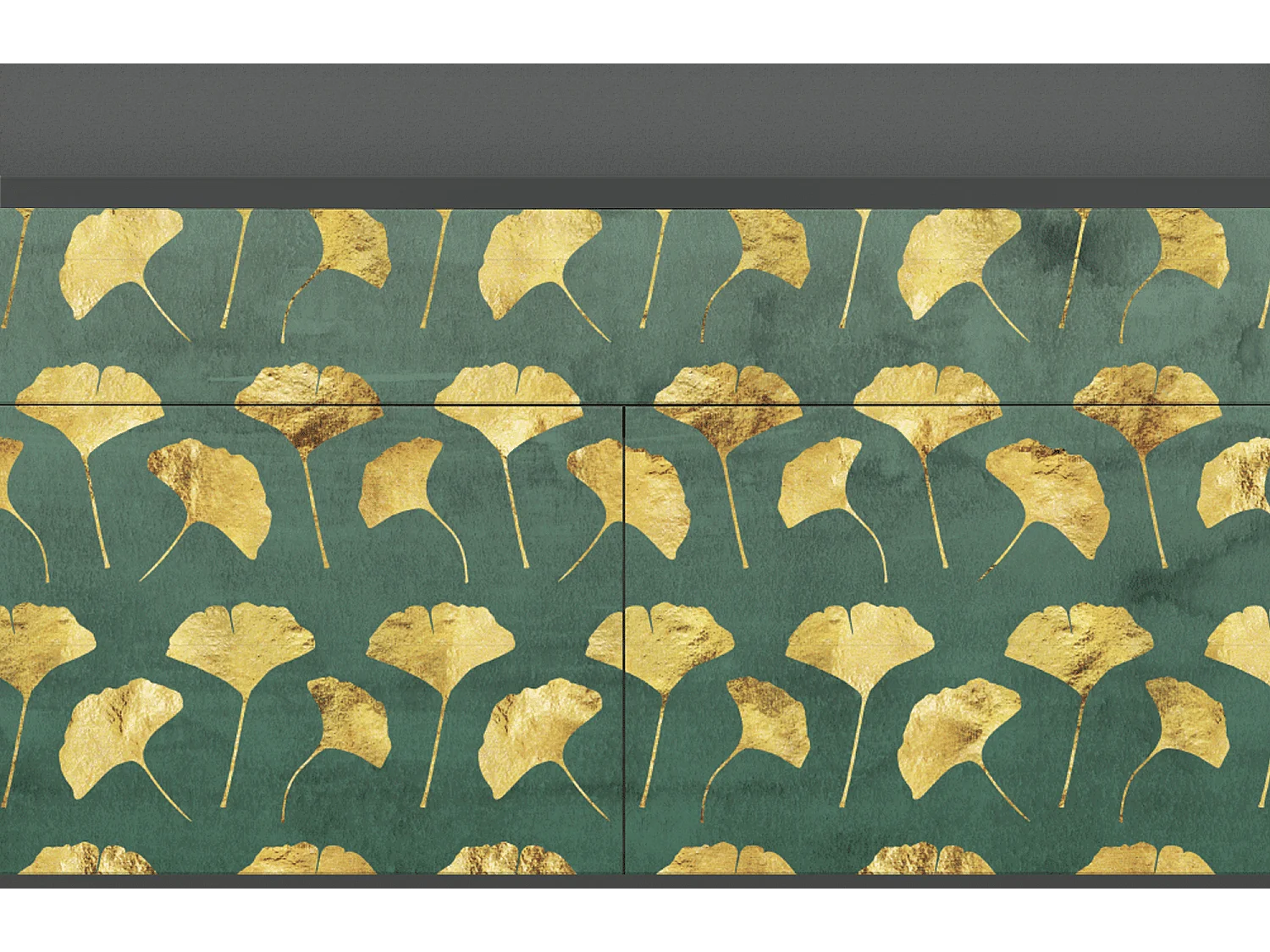 Credenza - 115x85x48 cm - BS4 - Gingko leaves, Antracite