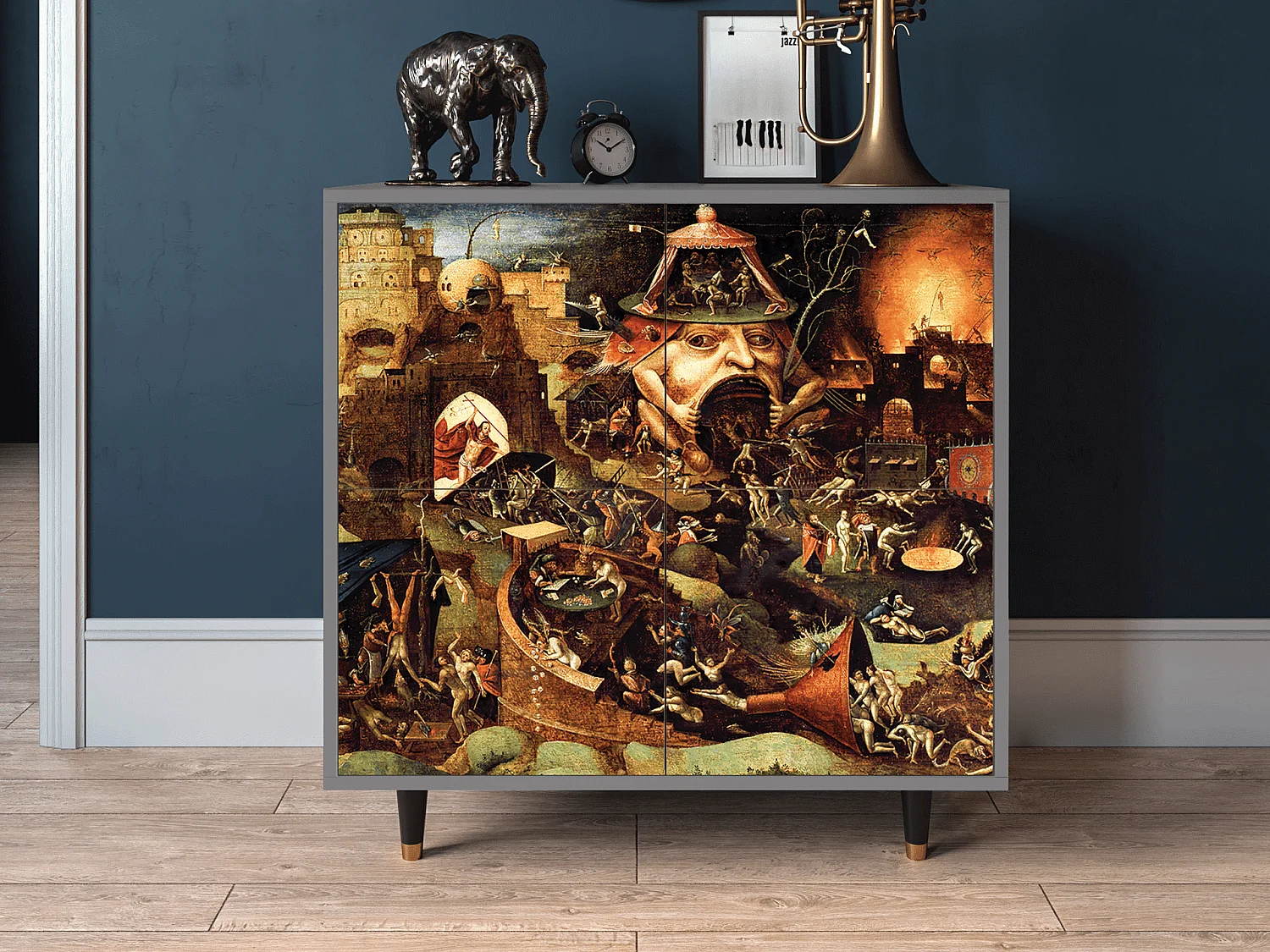 Buffet - 94x96x48 cm - BS3 - Christ in Limbo, Gris