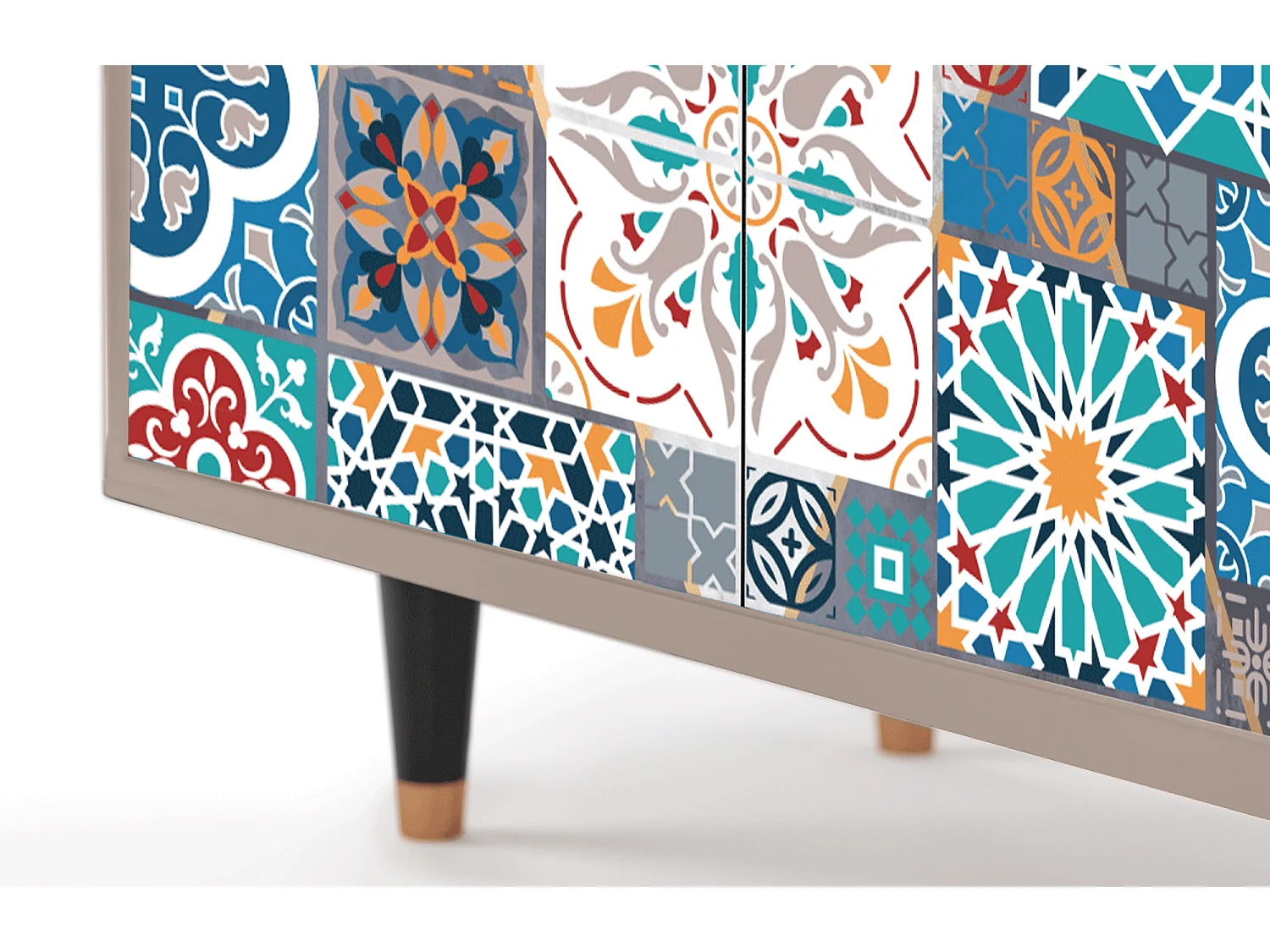 Buffet - 94x96x48 cm - BS3 - Moroccan Market, Latte