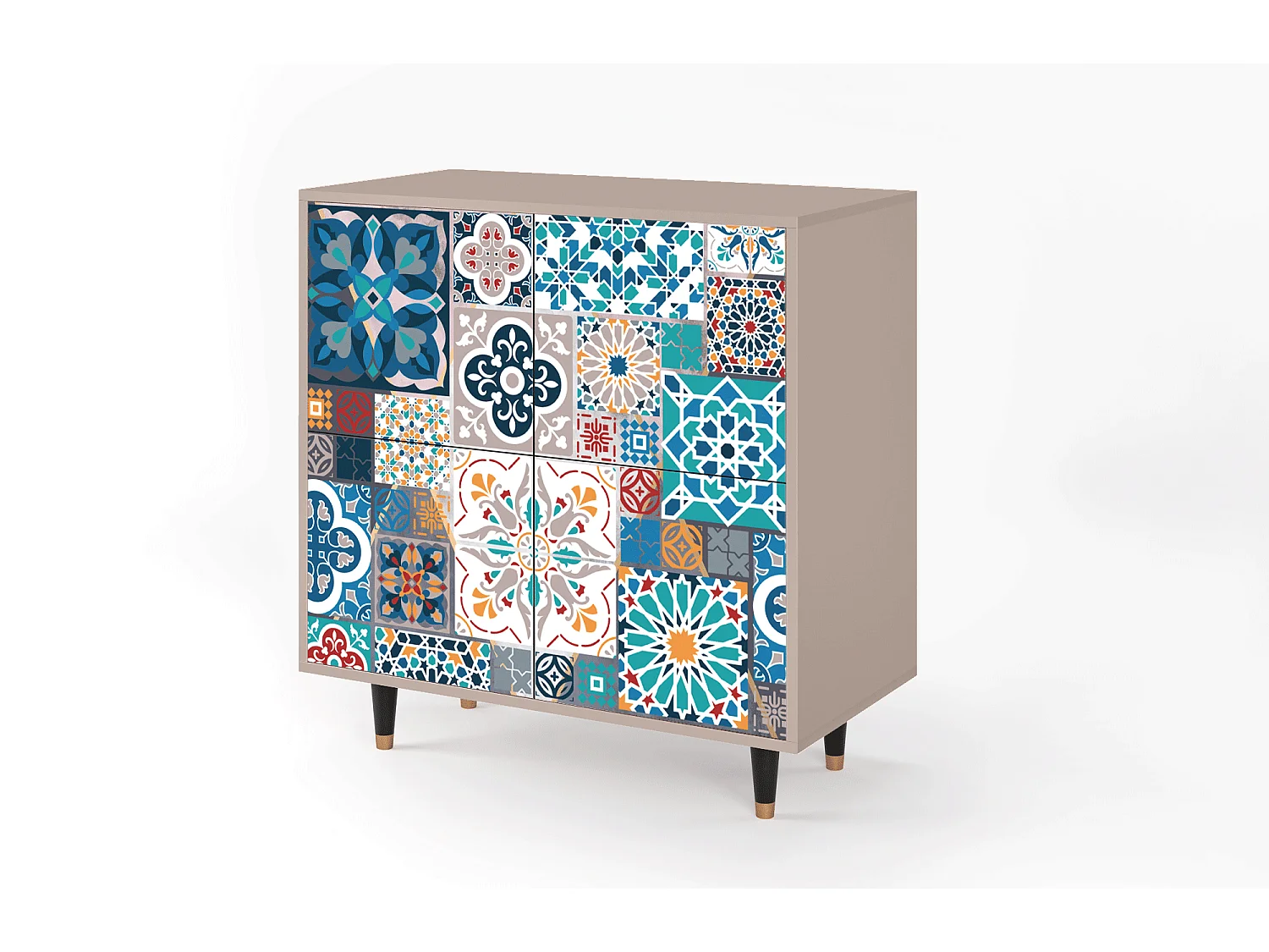 Aparador - 94x96x48 cm - BS3 - Moroccan Market, Latte