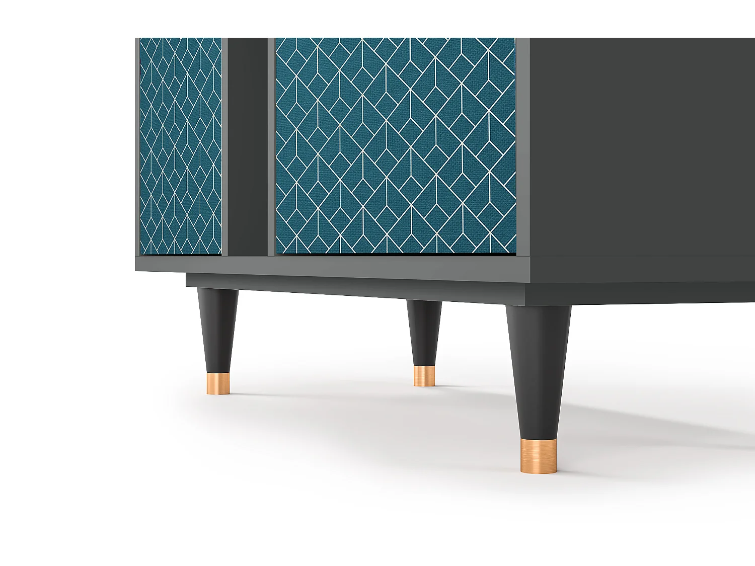 Buffet - 94х96х41 cm - BS5 - Turquoise Geometry, Anthracite