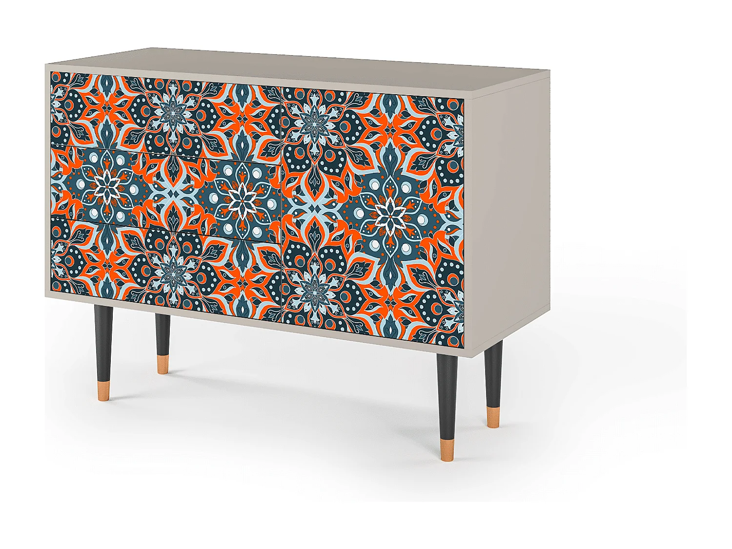 Aparador - 115х84х41 cm - S3 - Fire Beetle, Areia