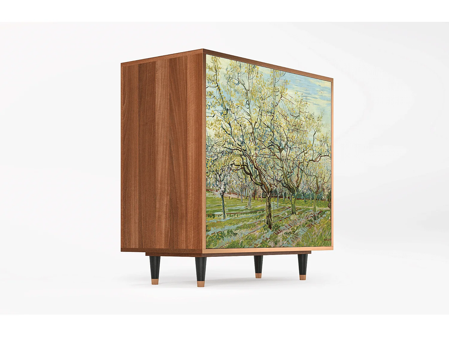 Credenza - 94x96x48 cm - BS3 - The Bianco Orchard, Noce