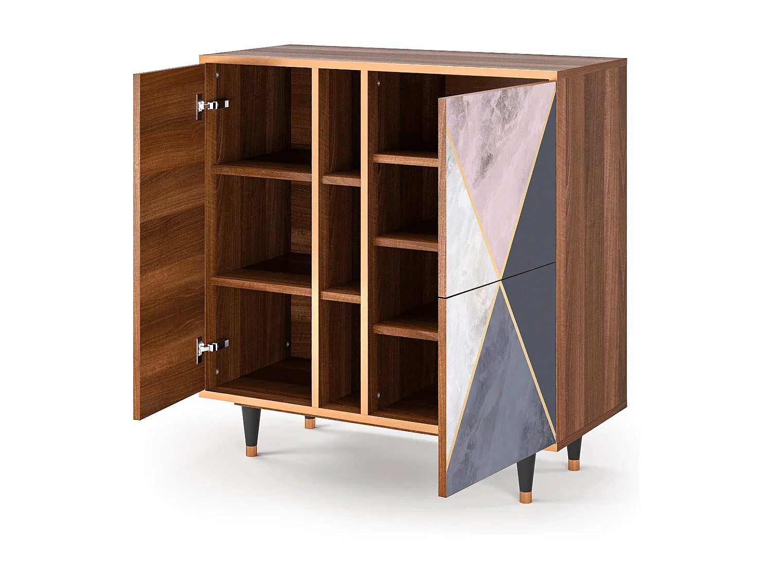 Buffet - 94х96х41 cm - BS5 - Ideal Harmony, Noyer