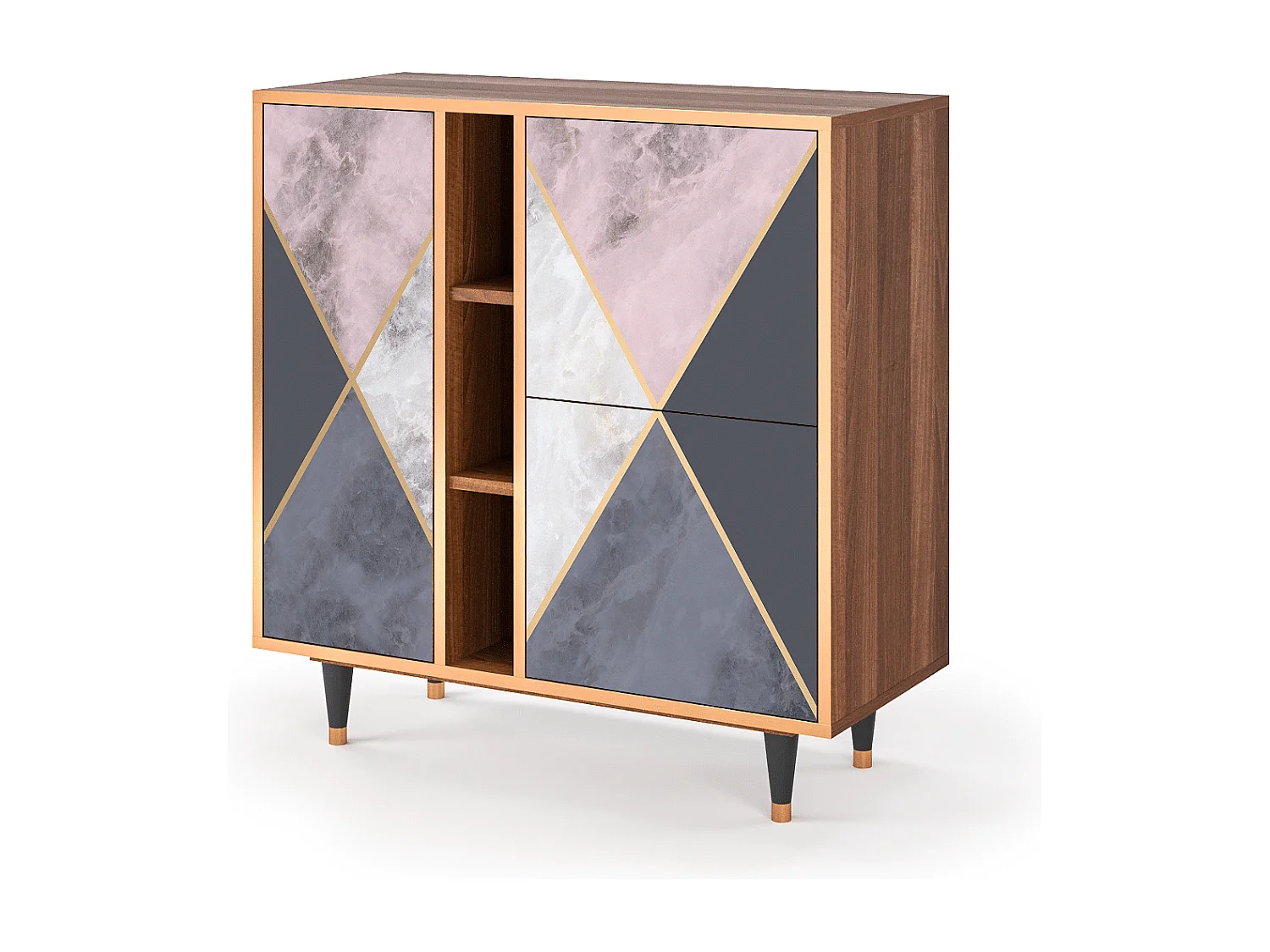 Buffet - 94х96х41 cm - BS5 - Ideal Harmony, Noyer