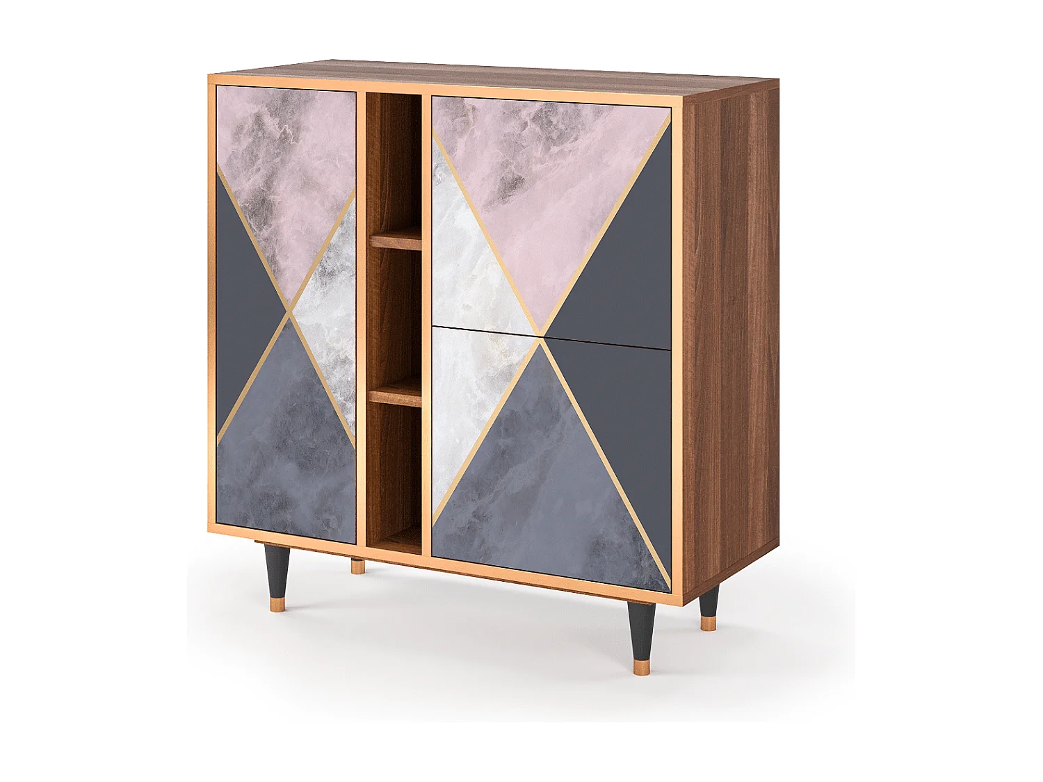 Buffet - 94х96х41 cm - BS5 - Ideal Harmony, Noyer