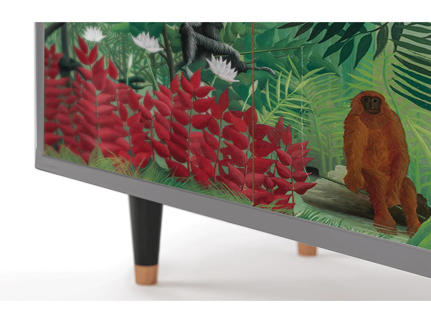 Credenza - 94x96x48 cm - BS3 - Jungles in Paris, Grigio