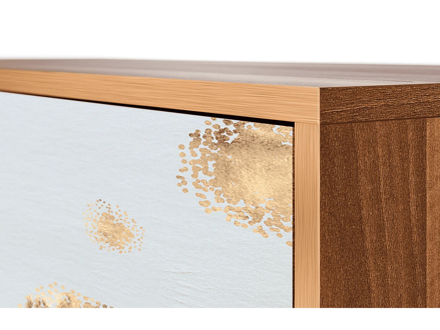 Buffet - 115х84х41 cm - S3 - Sky Latte, Noyer